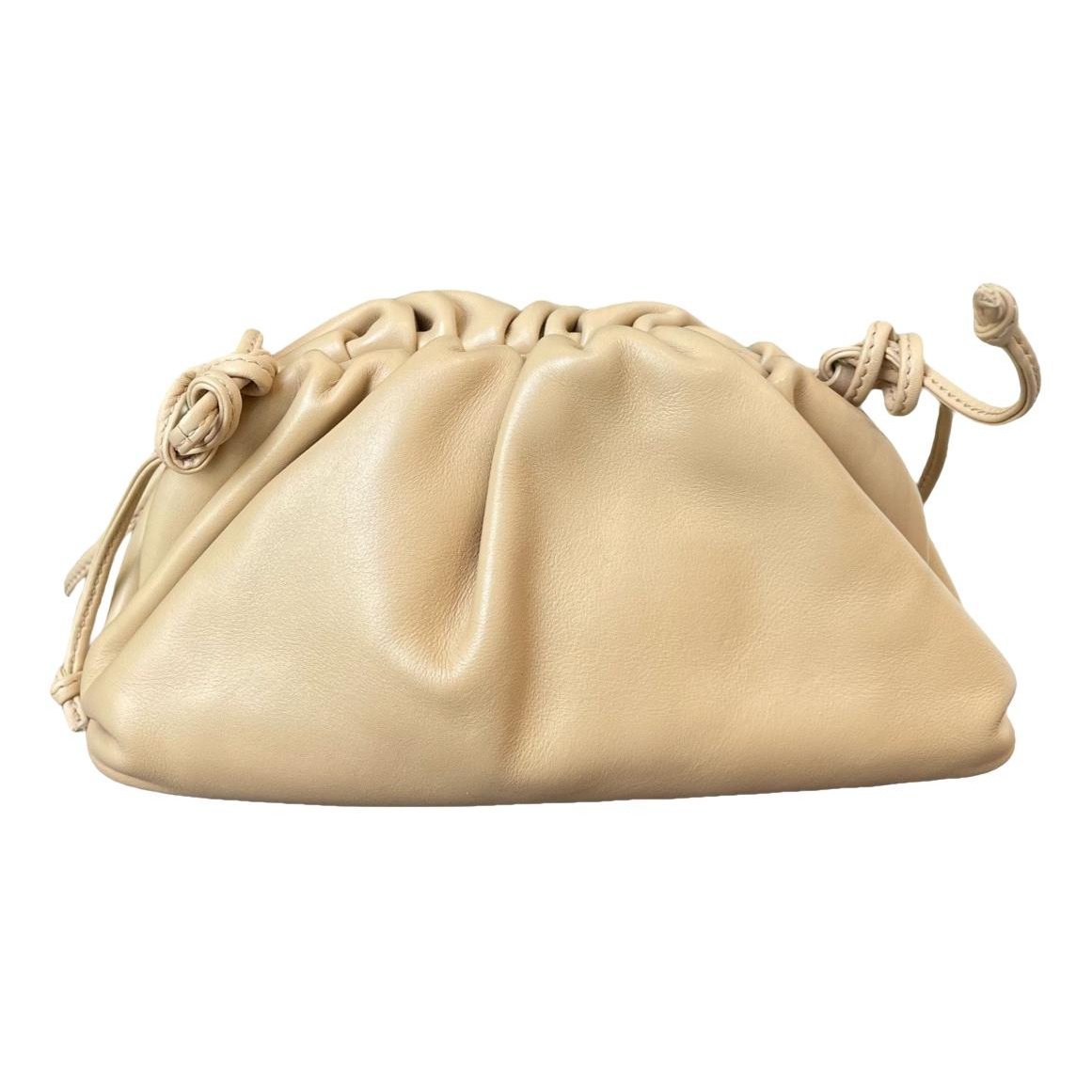 Pouch leather handbag