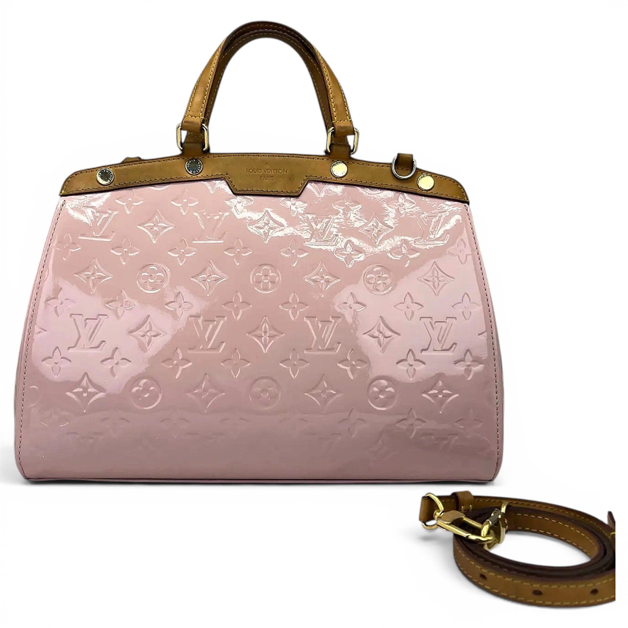 Bréa patent leather handbag
