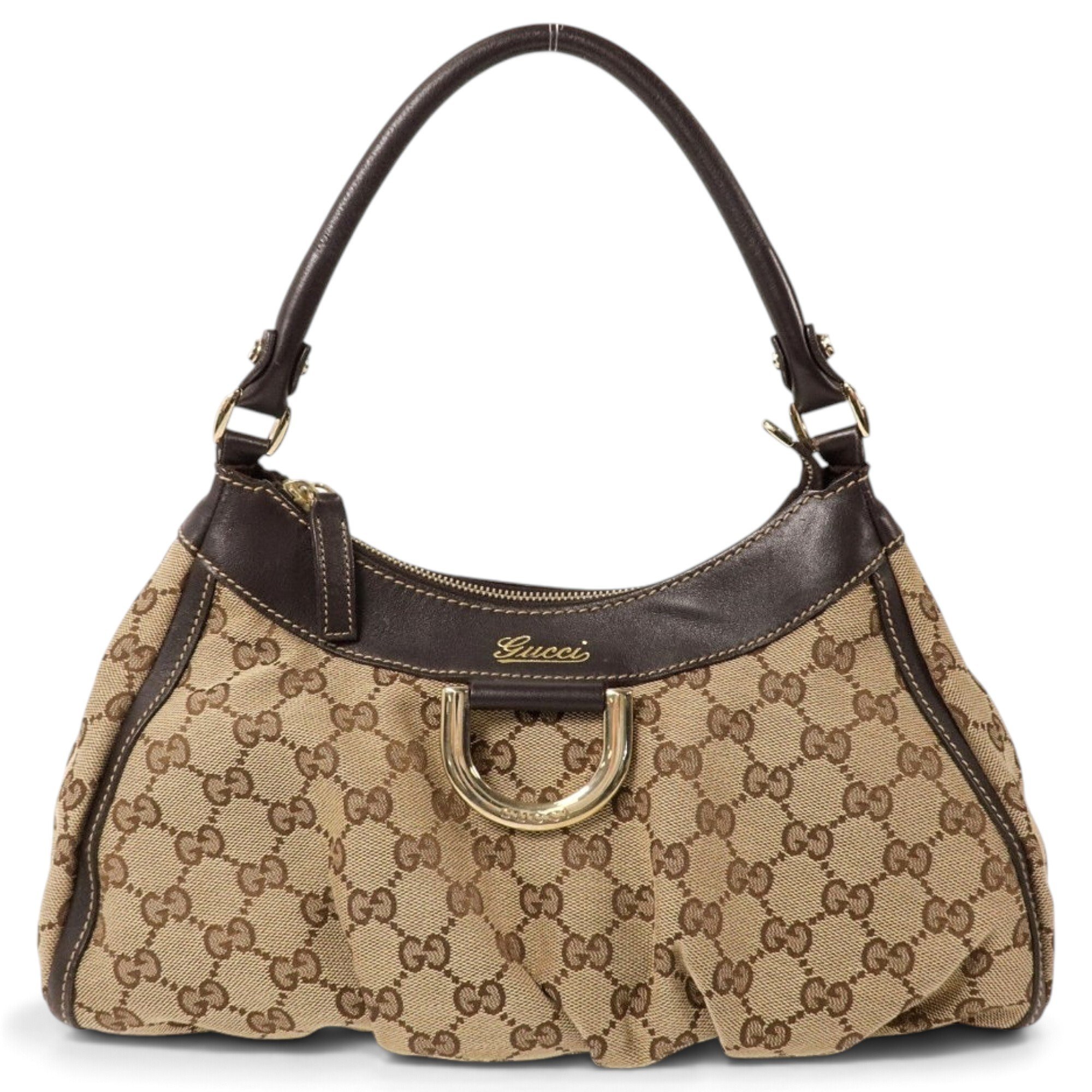 D-Ring leather handbag