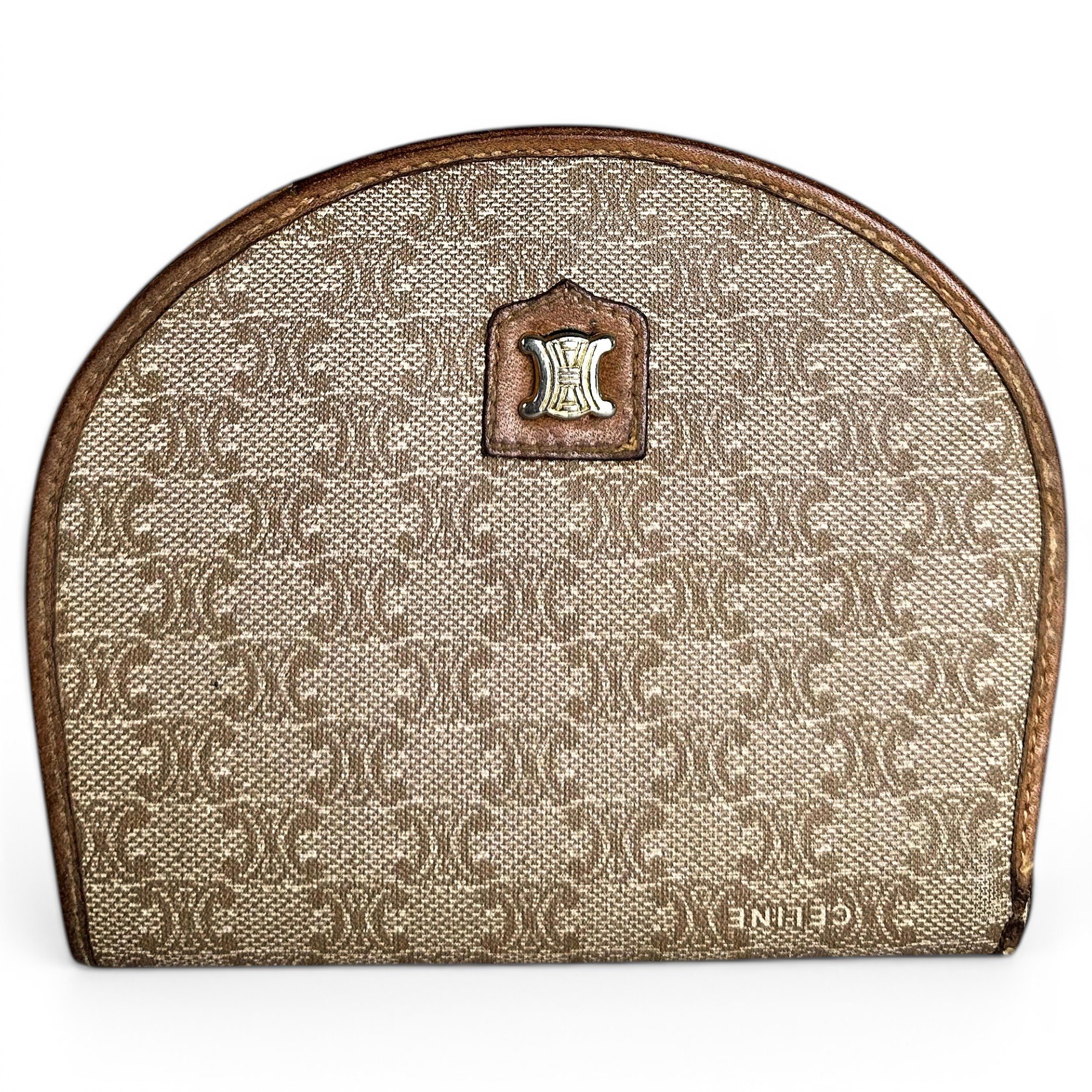 Triomphe leather mini bag