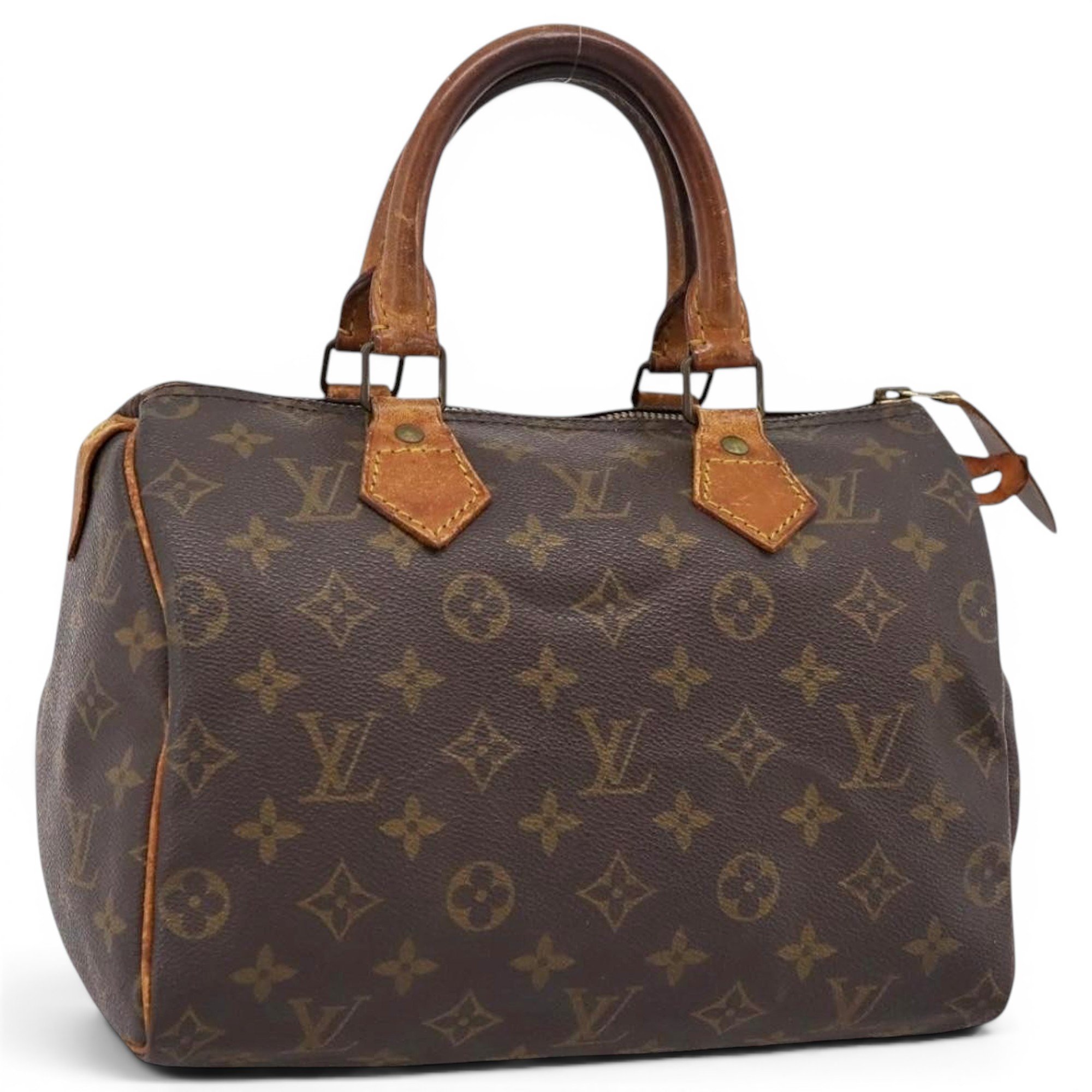 Speedy leather bowling bag