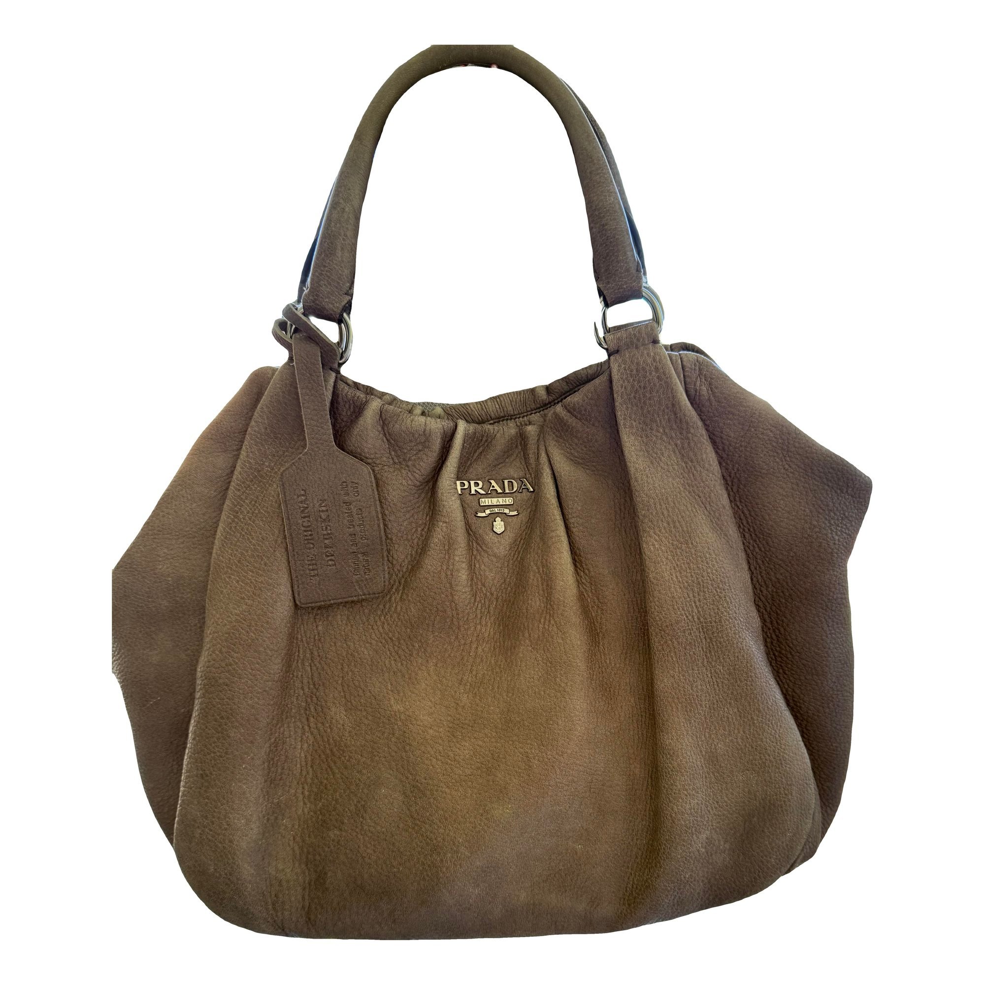 Leather tote