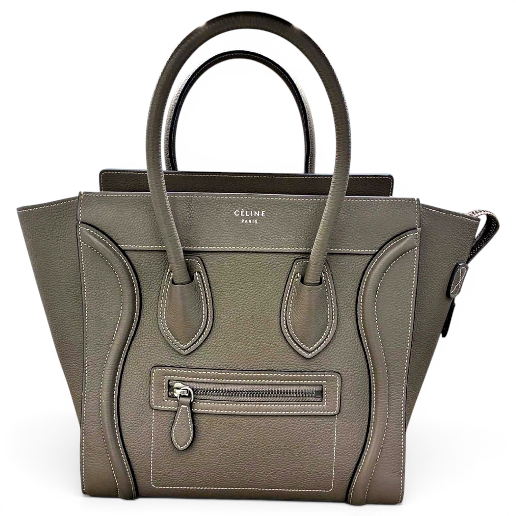 Luggage leather handbag