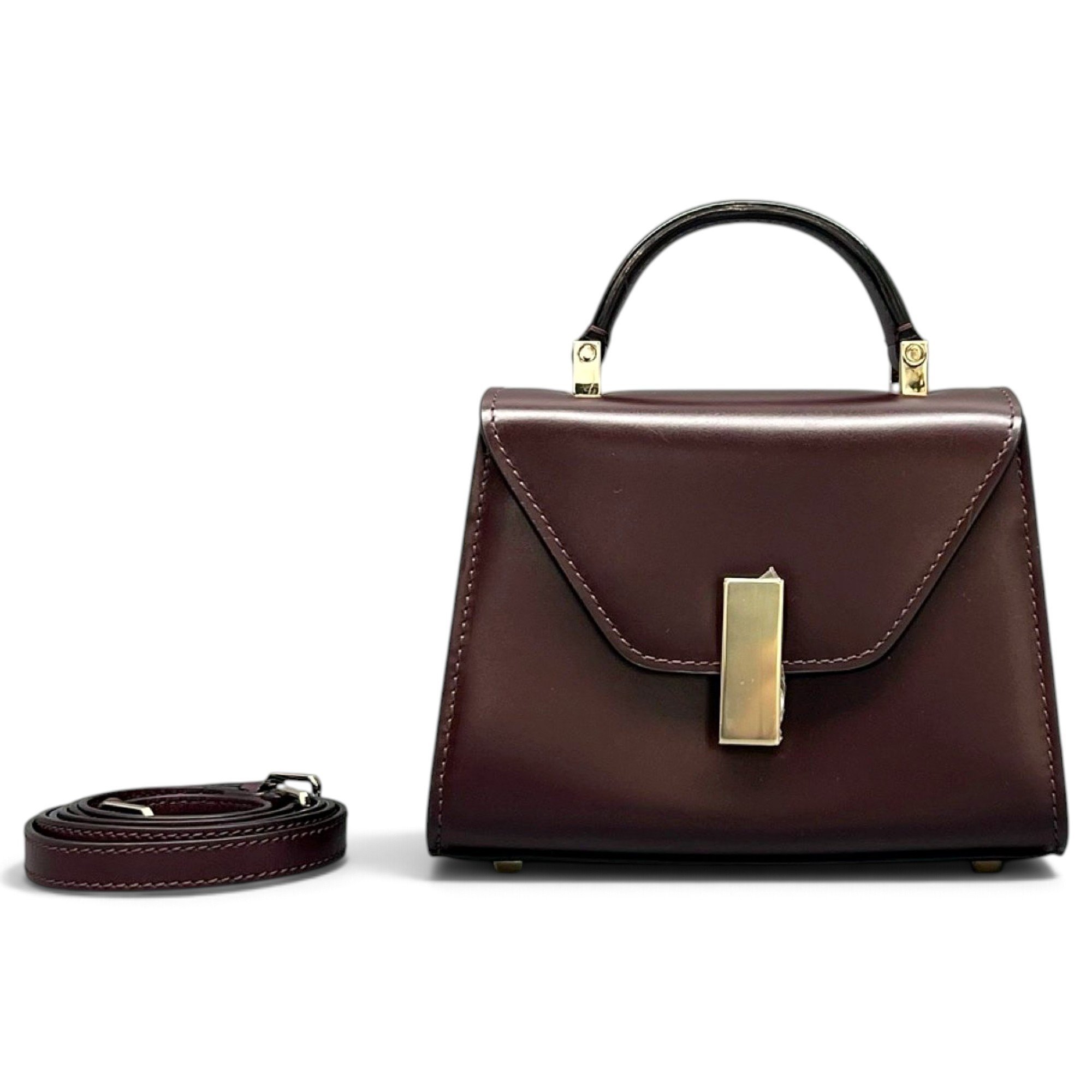 Iside leather handbag