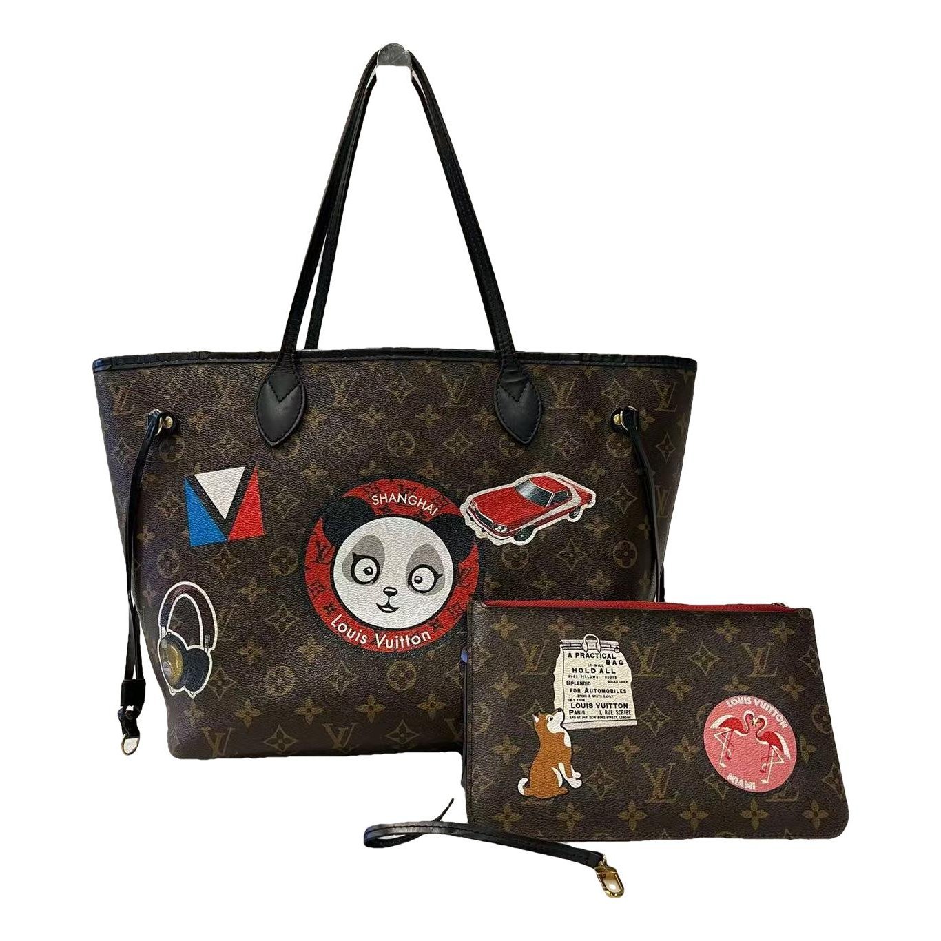 Neverfull leather handbag