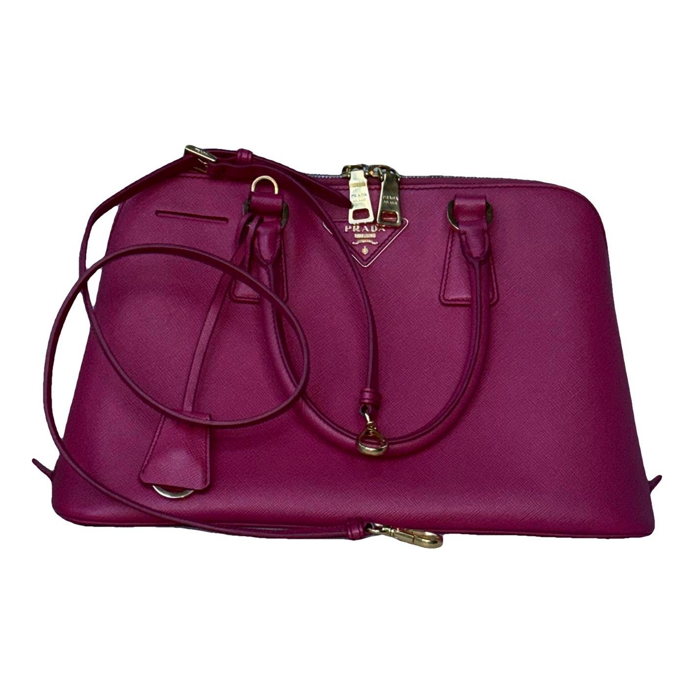 Promenade leather handbag