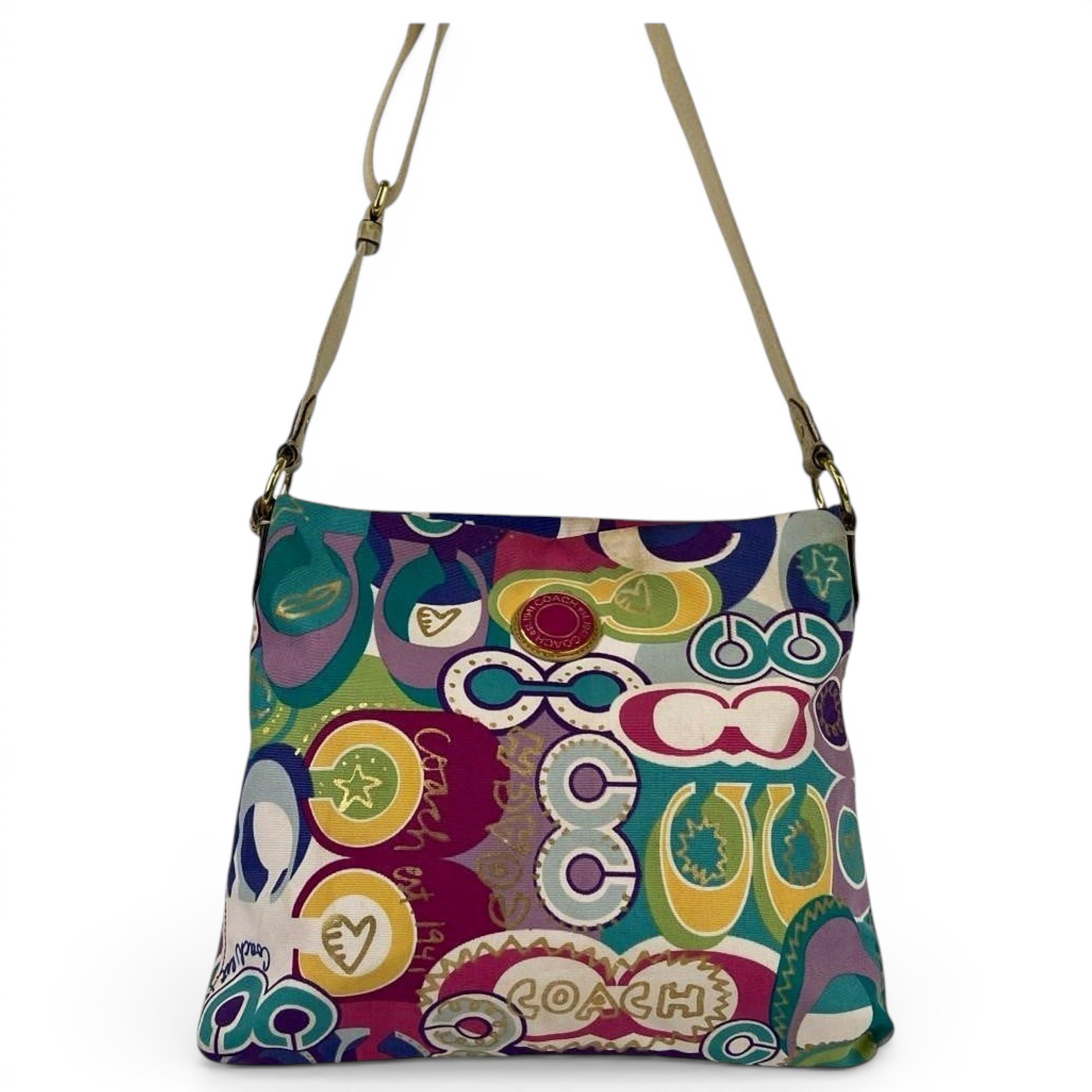 Signature Sufflette cloth handbag
