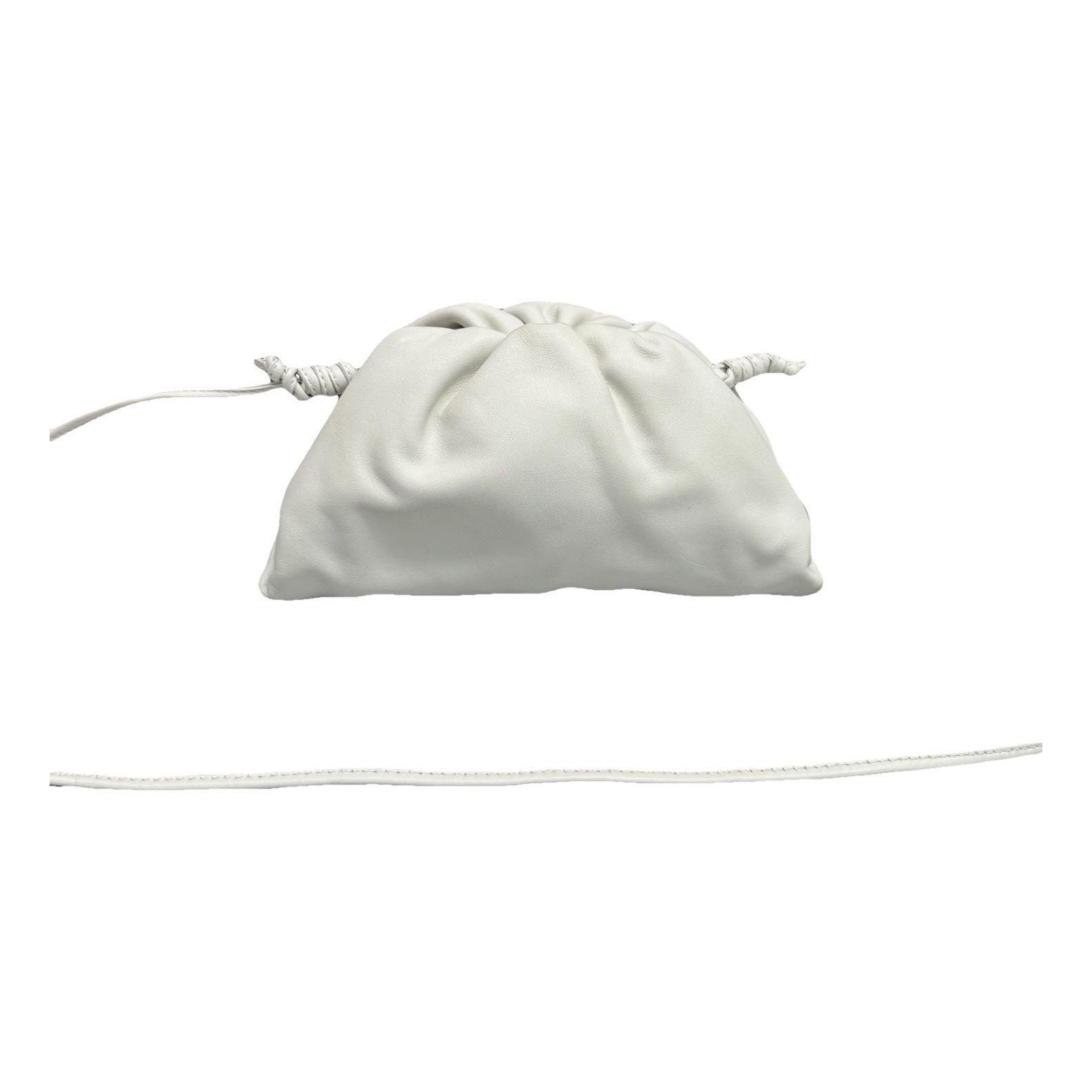 Pouch leather handbag