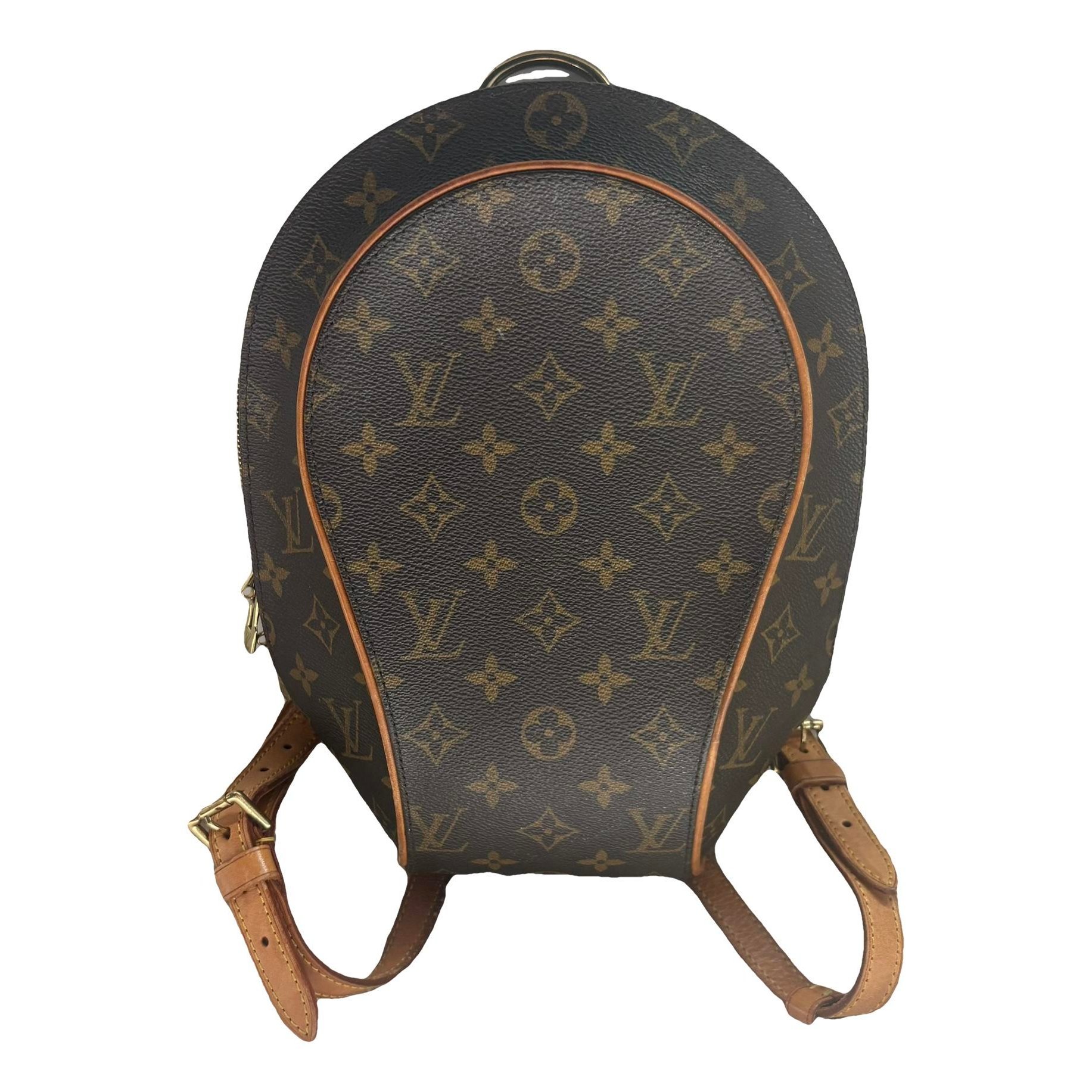 Ellipse leather backpack