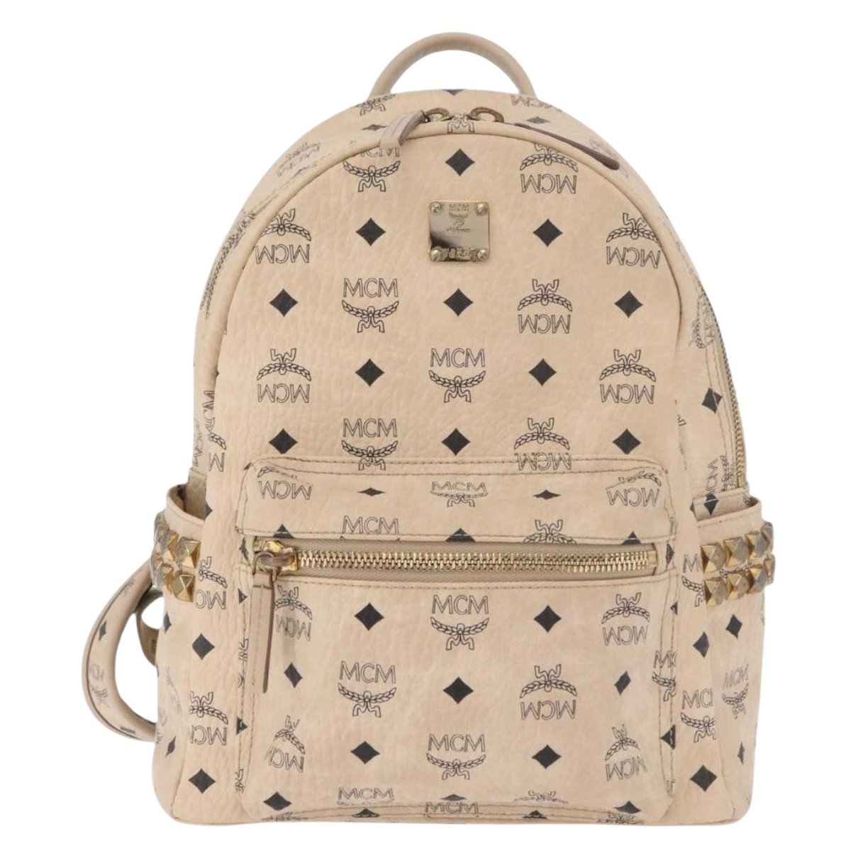 Leather backpack