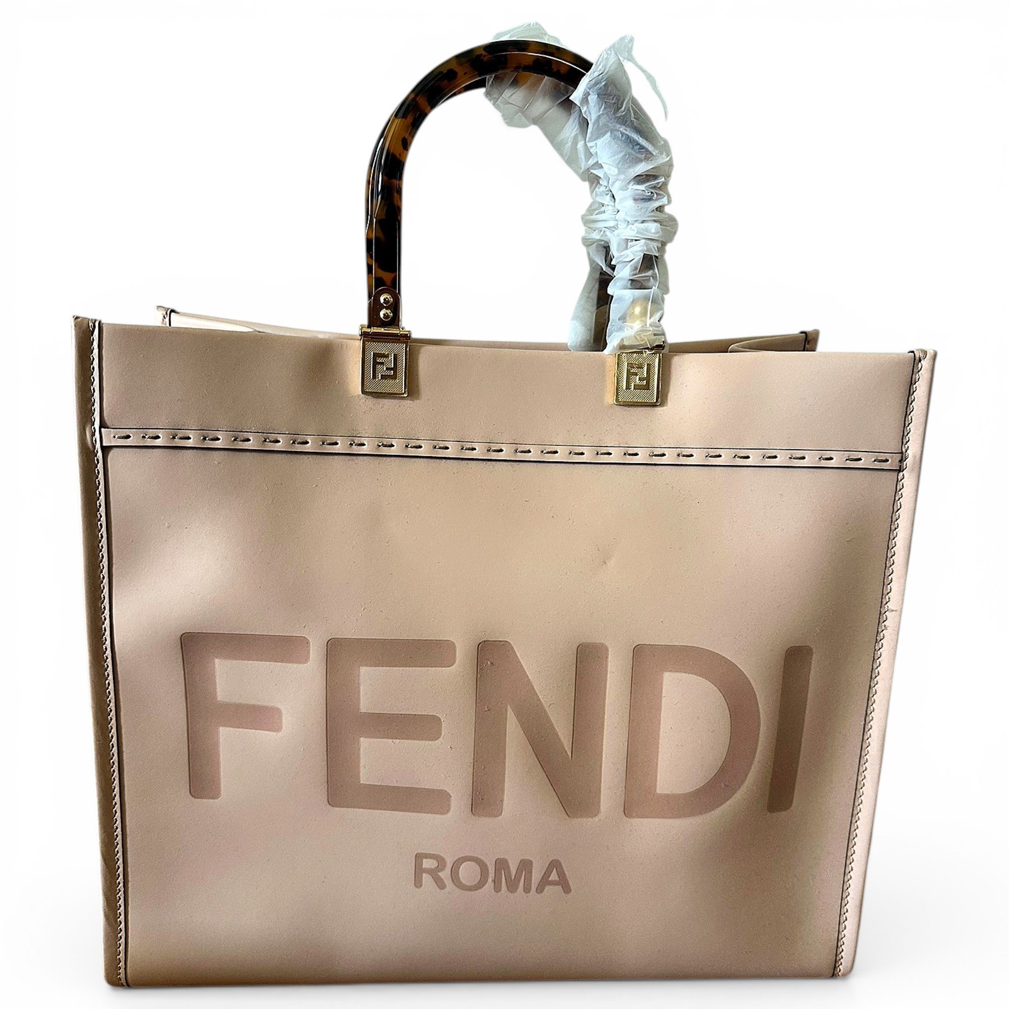 Sunshine leather tote
