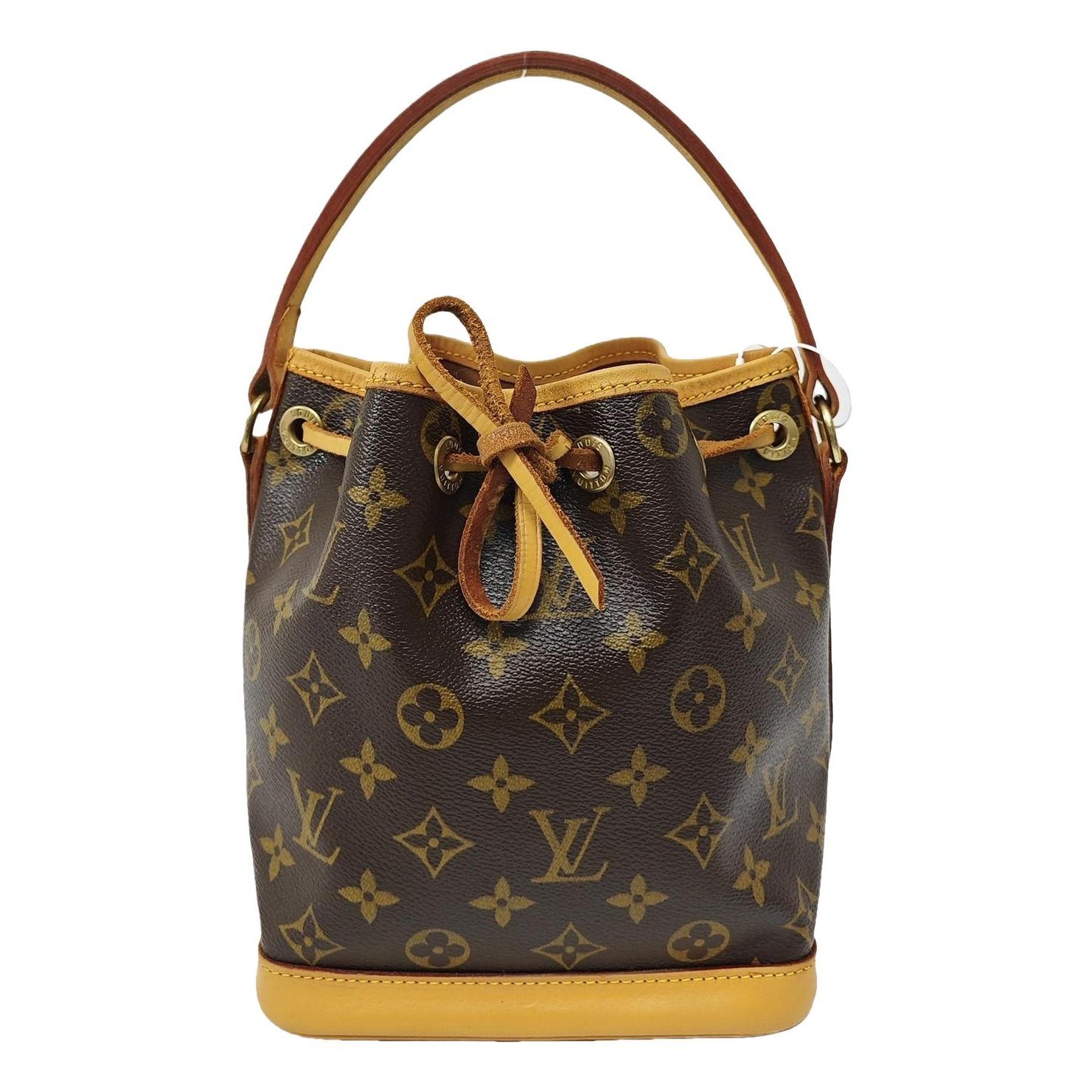 Nano Noé leather handbag