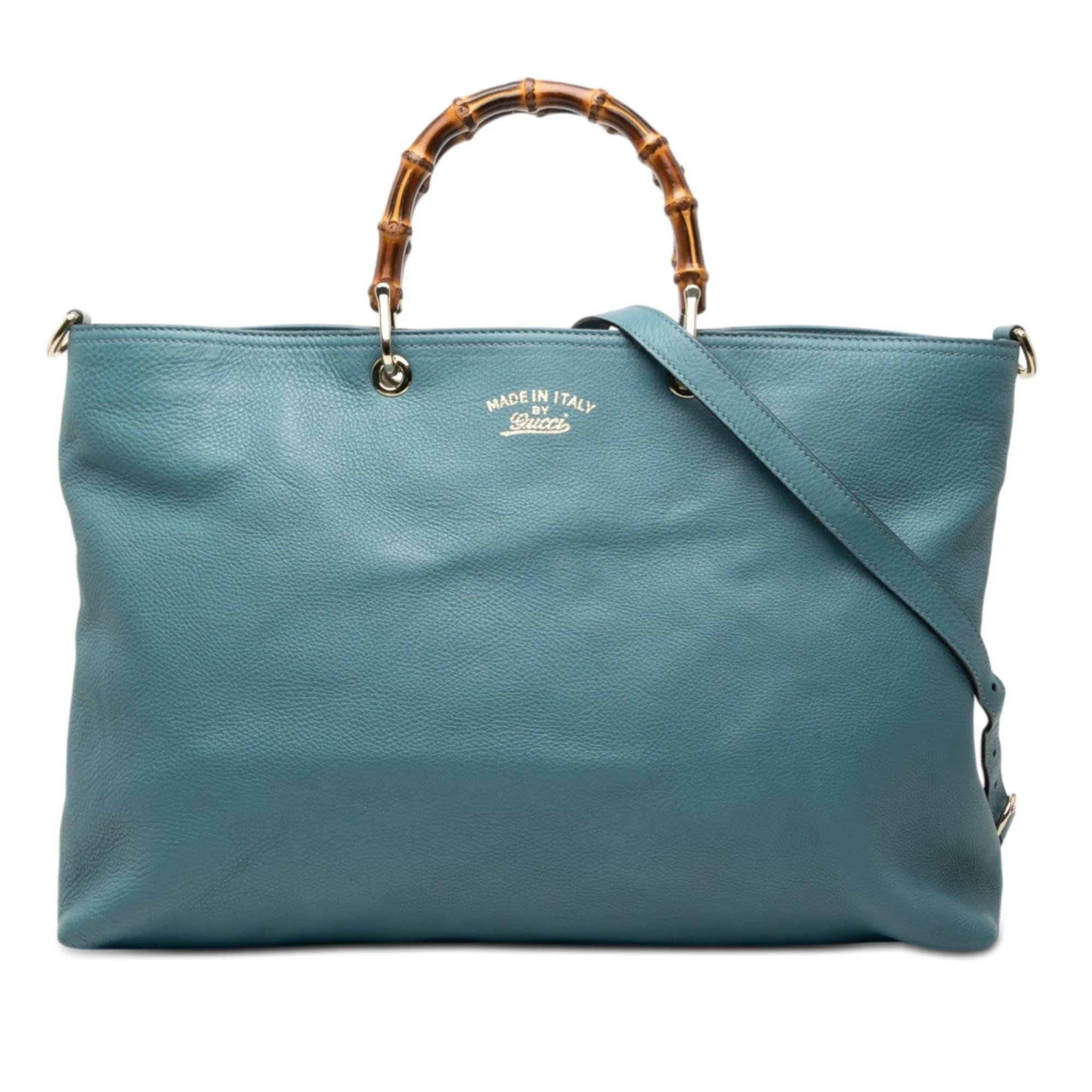 Bamboo pony-style calfskin satchel