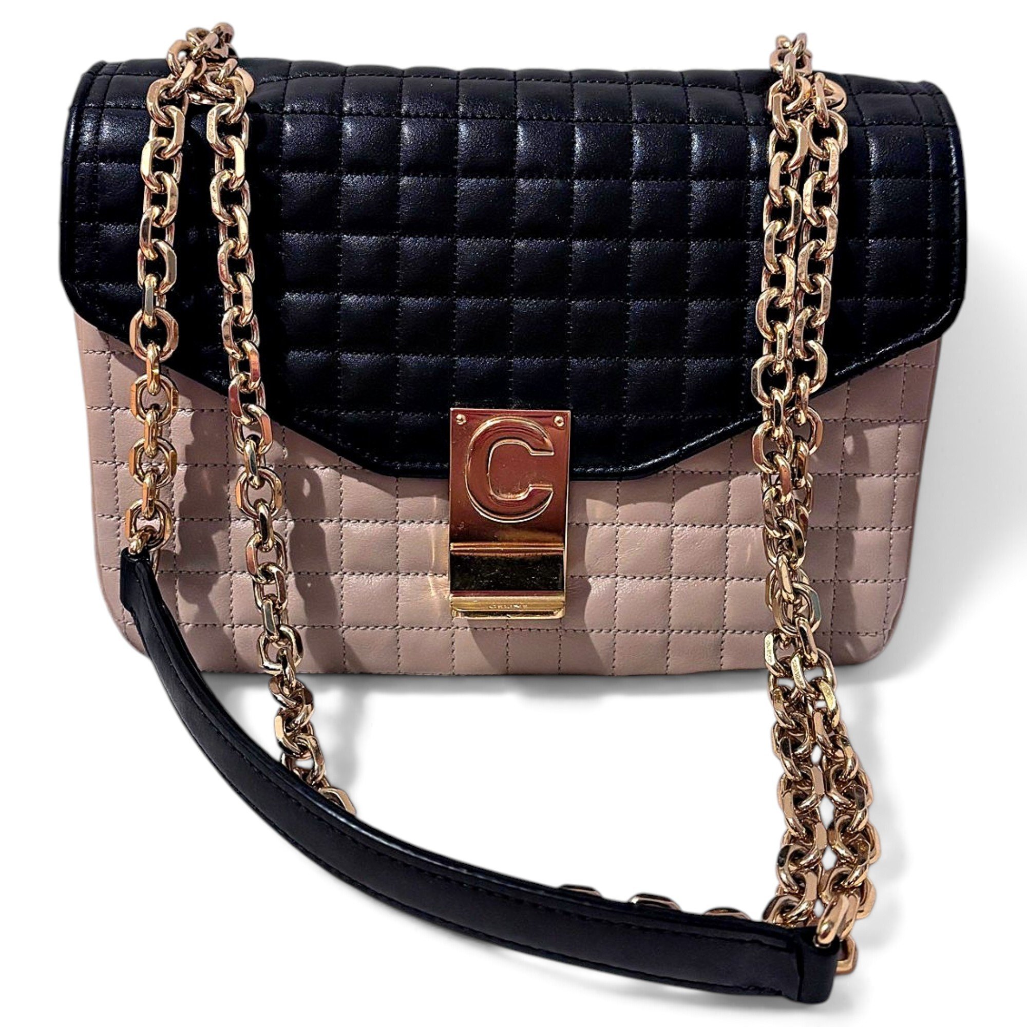 C bag leather handbag