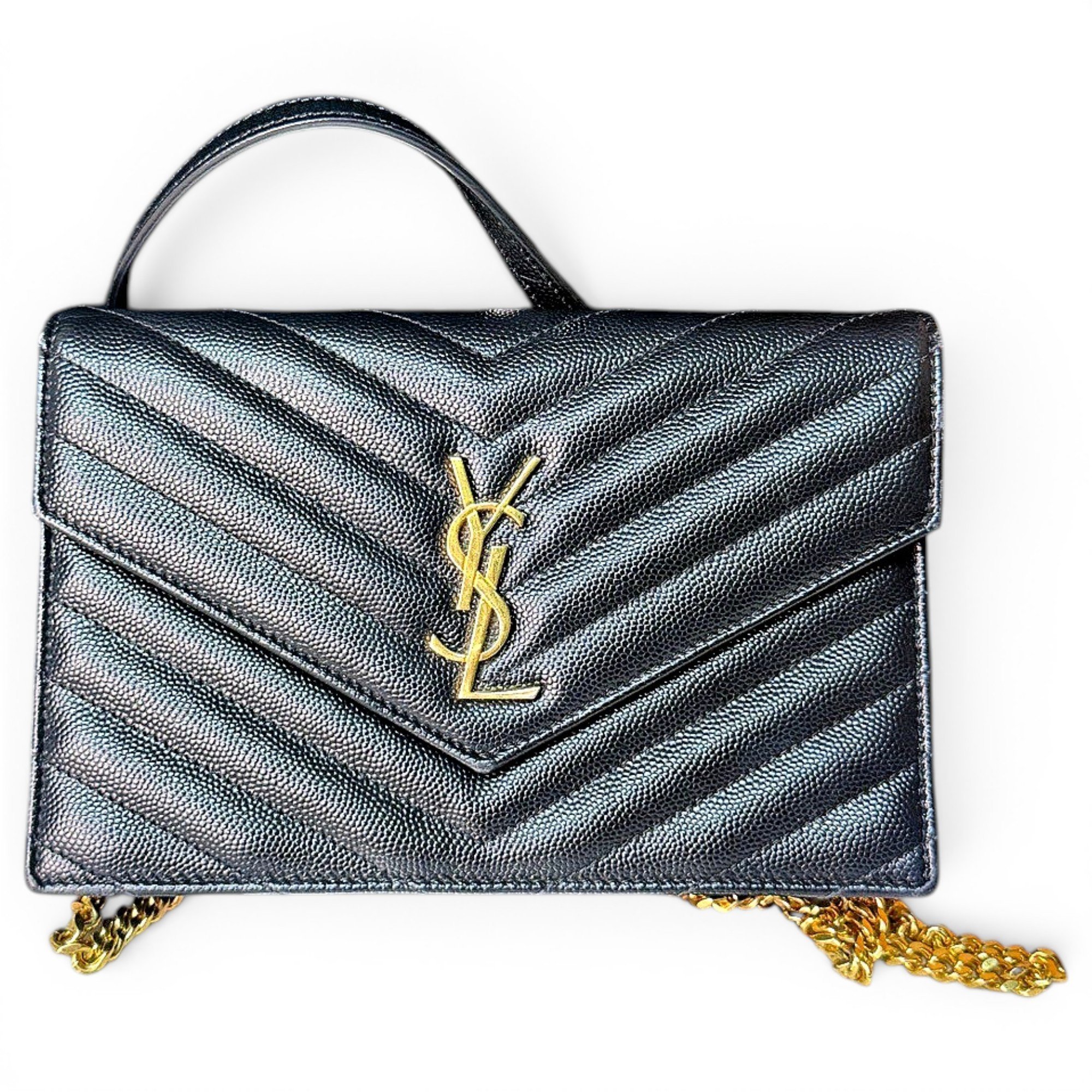 Portefeuille enveloppe leather crossbody bag