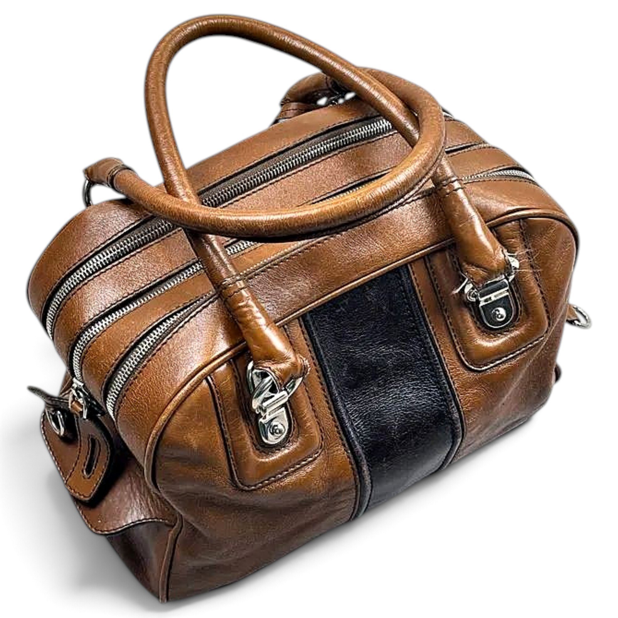 Leather handbag
