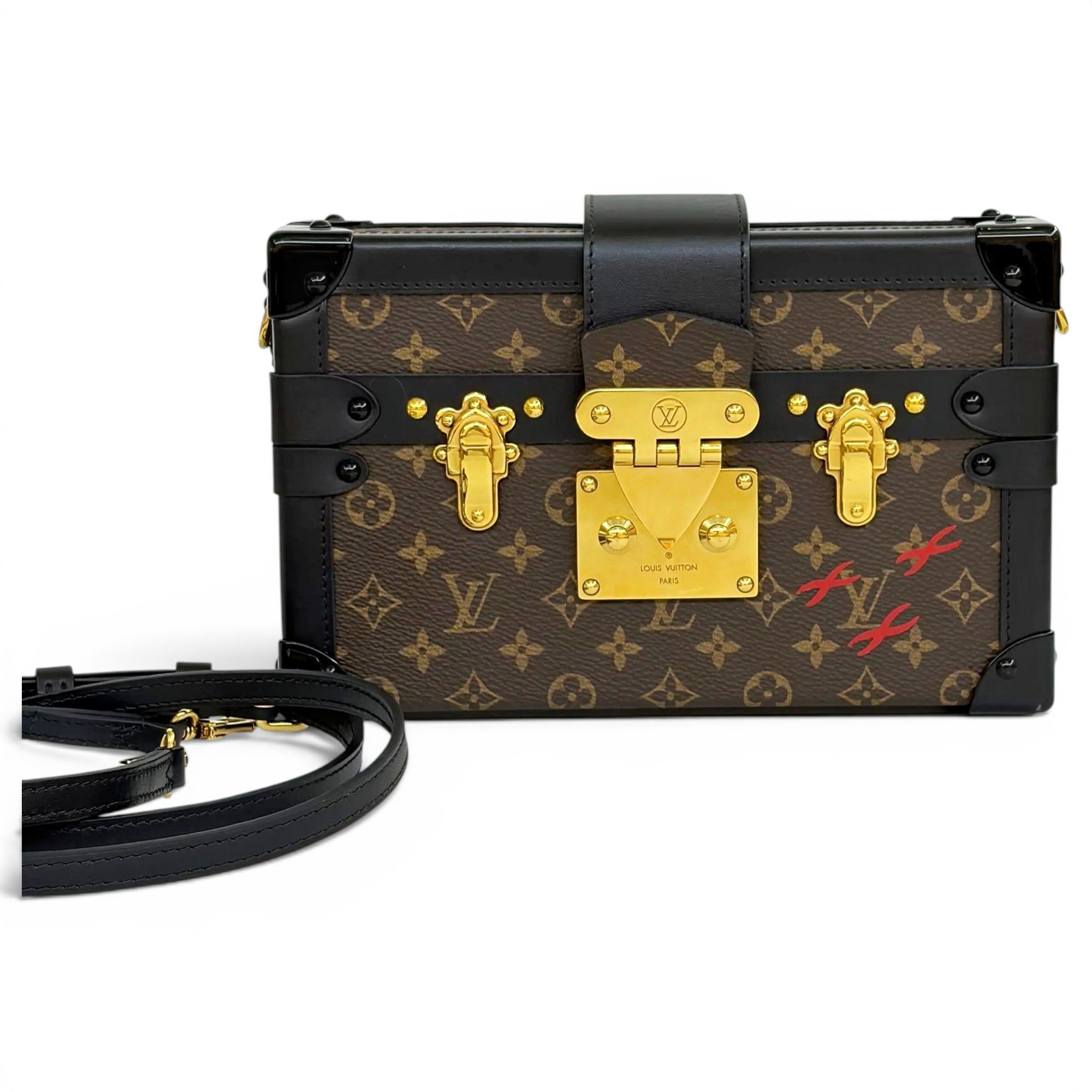 Petite Malle vinyl handbag