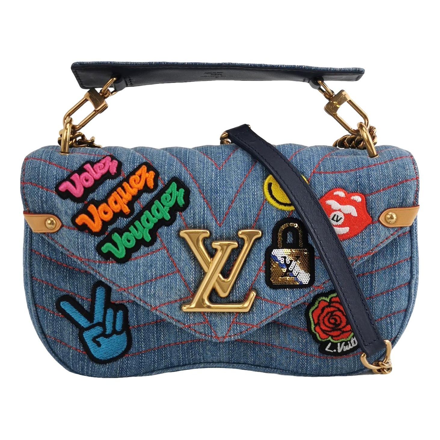 New Wave cloth handbag