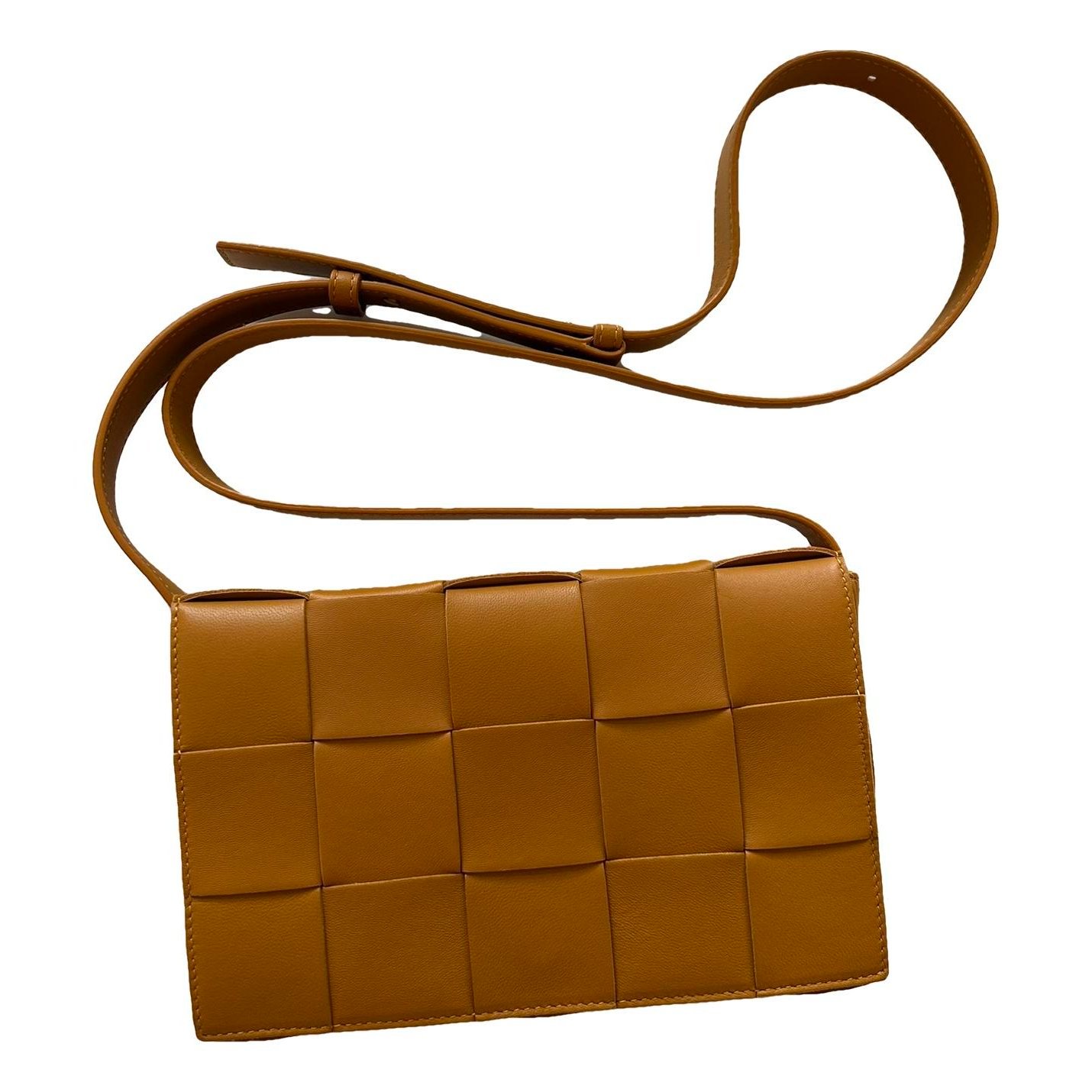 Cassette leather crossbody bag
