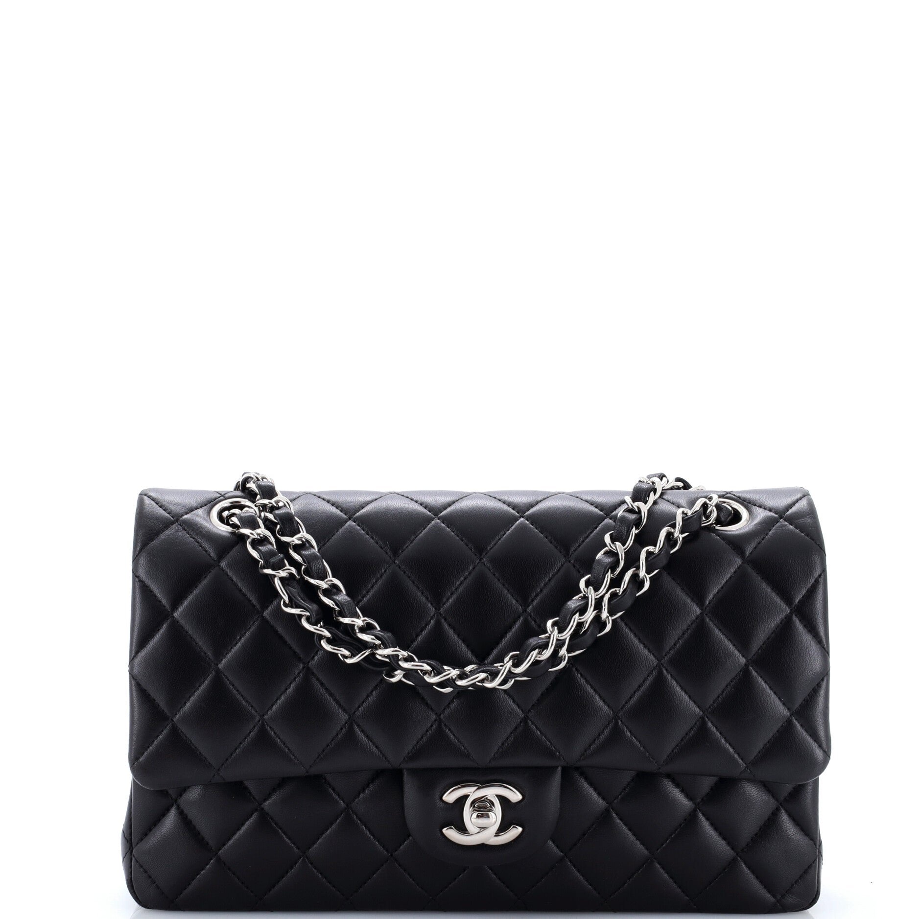 Classic Double Flap Bag Quilted Lambskin Medium