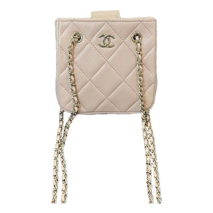 Trendy CC Vanity leather handbag