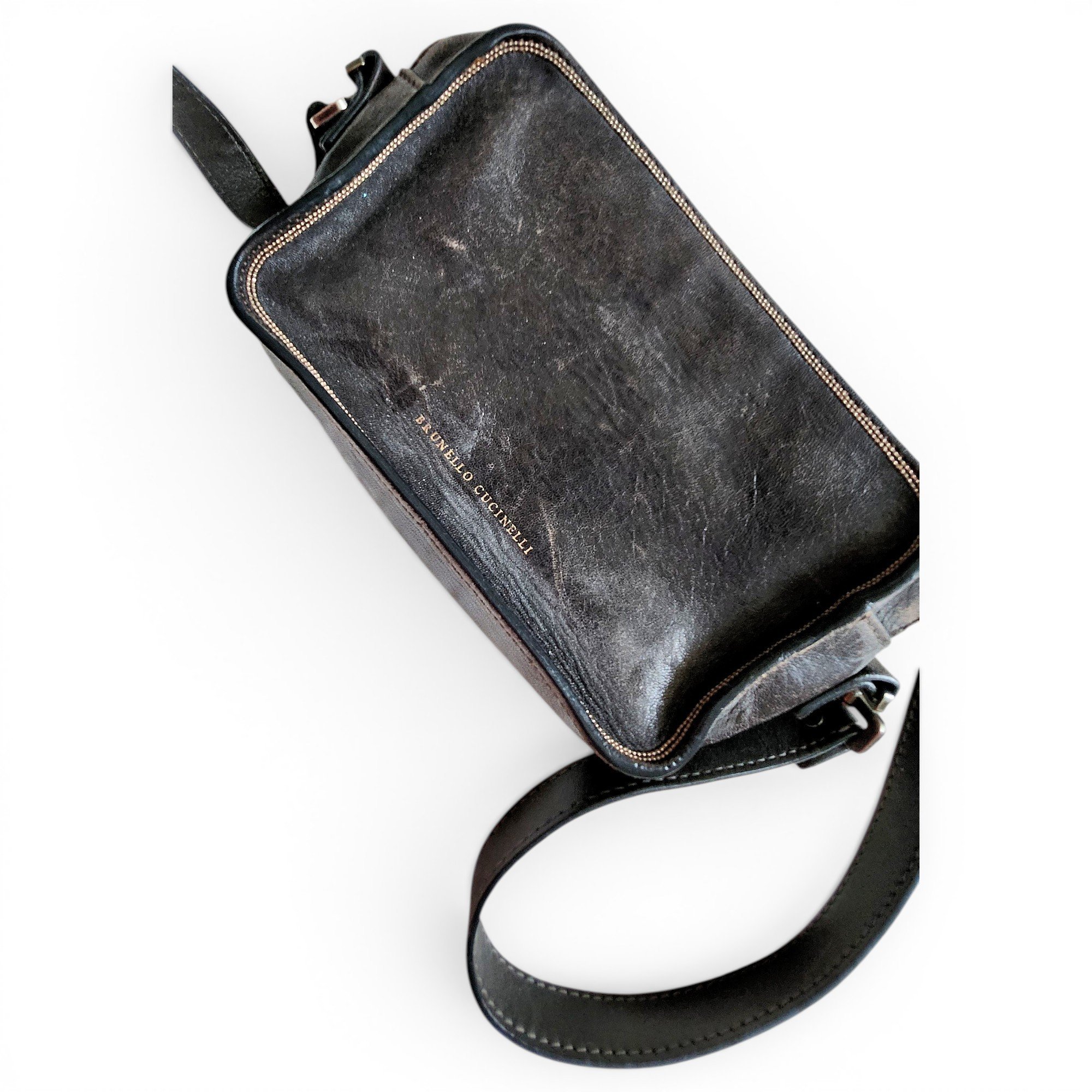 Leather crossbody bag