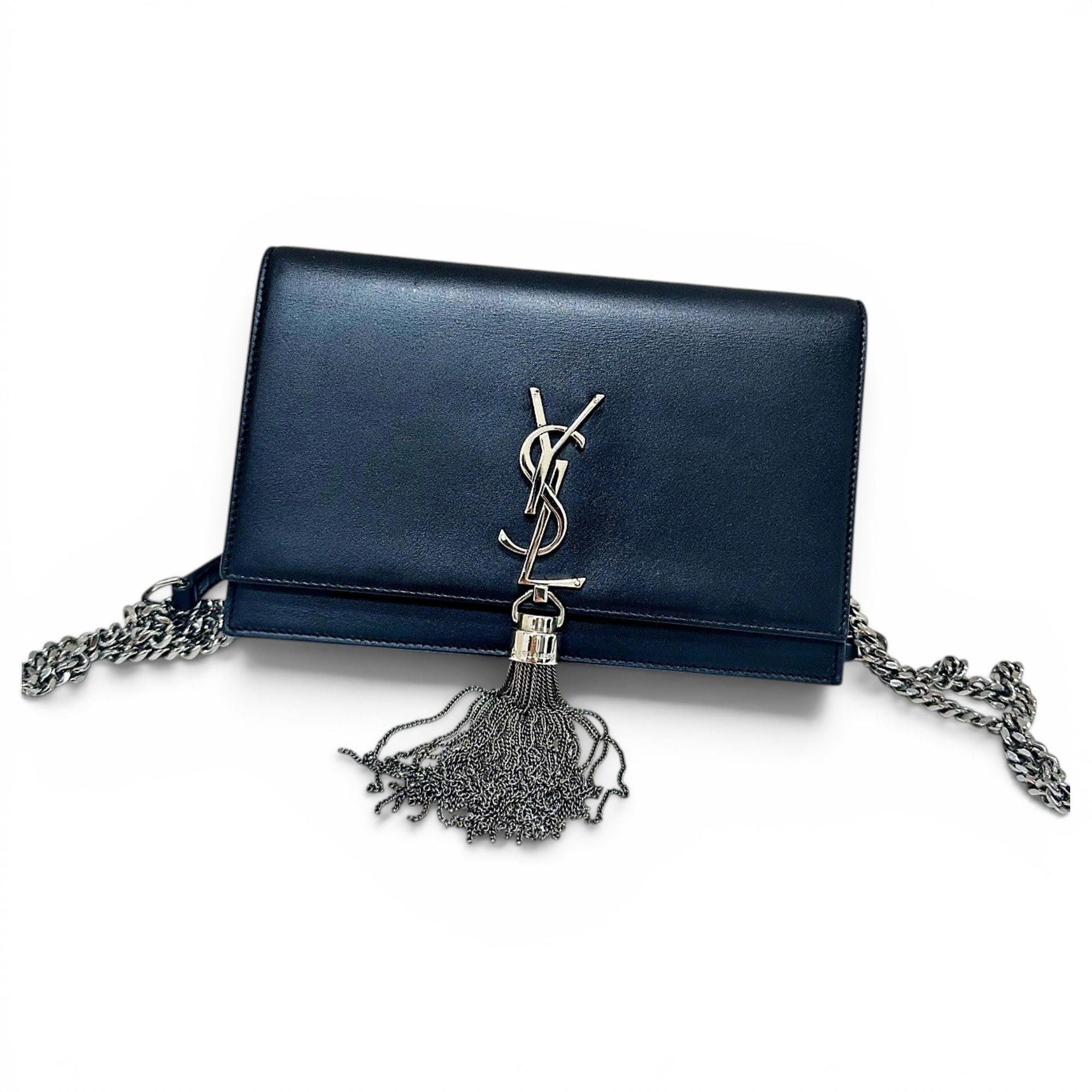 Pompom Kate leather handbag