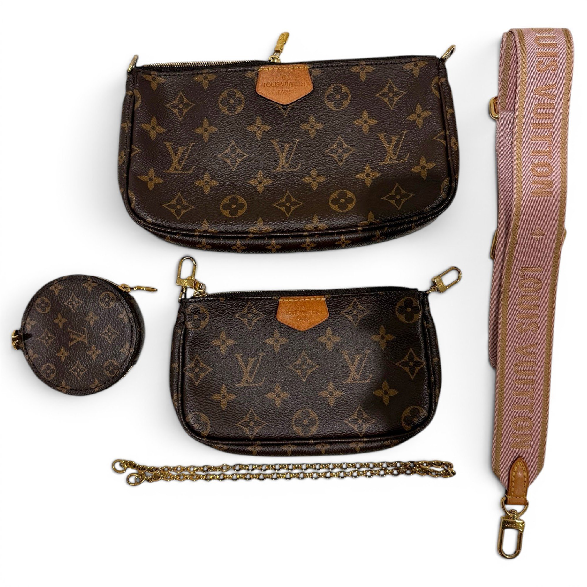 Multi Pochette Accessoires leather crossbody bag