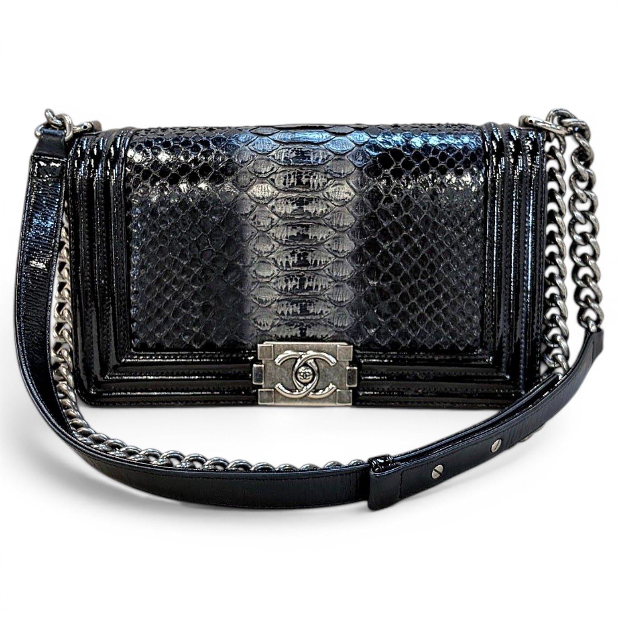 Boy leather crossbody bag