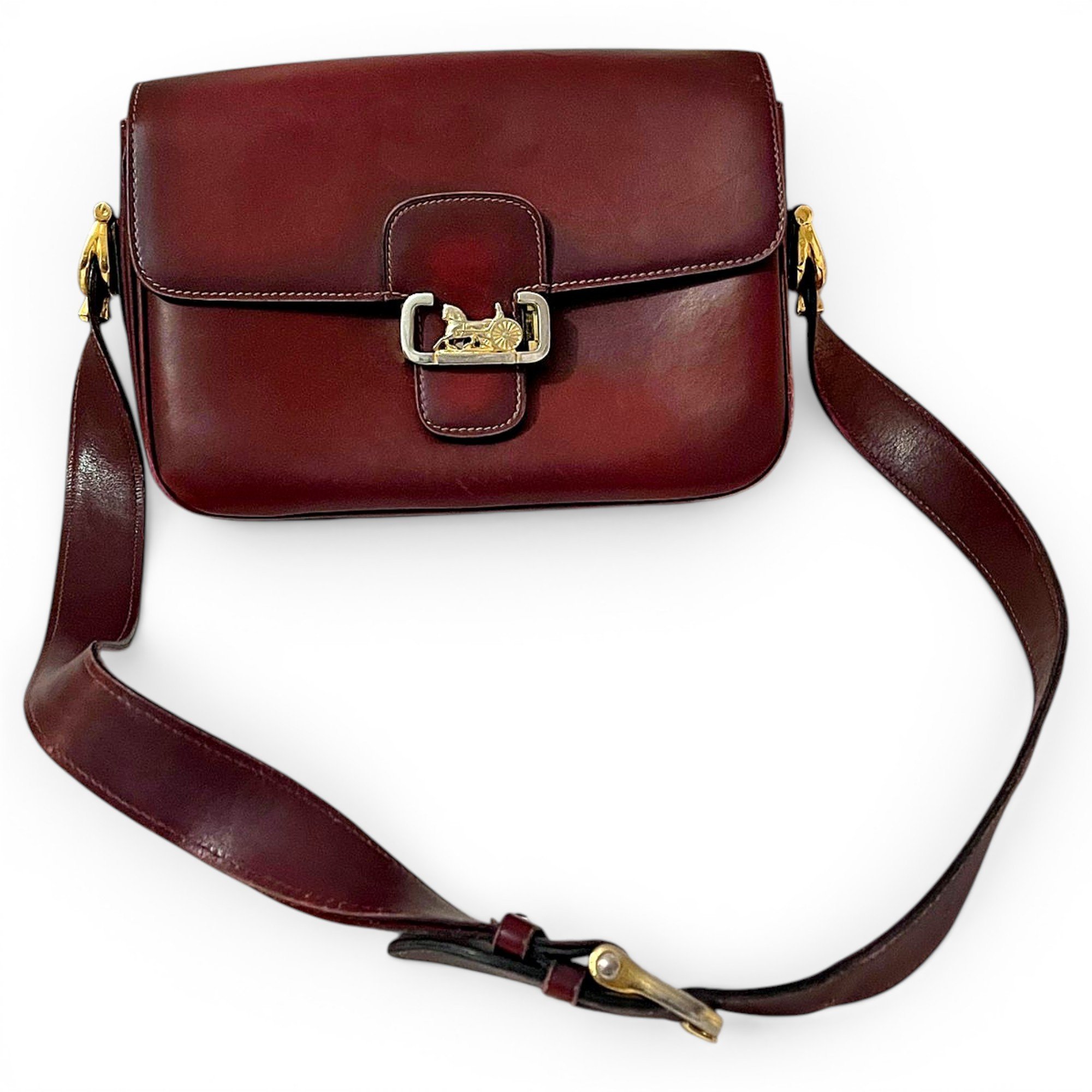 Triomphe leather handbag