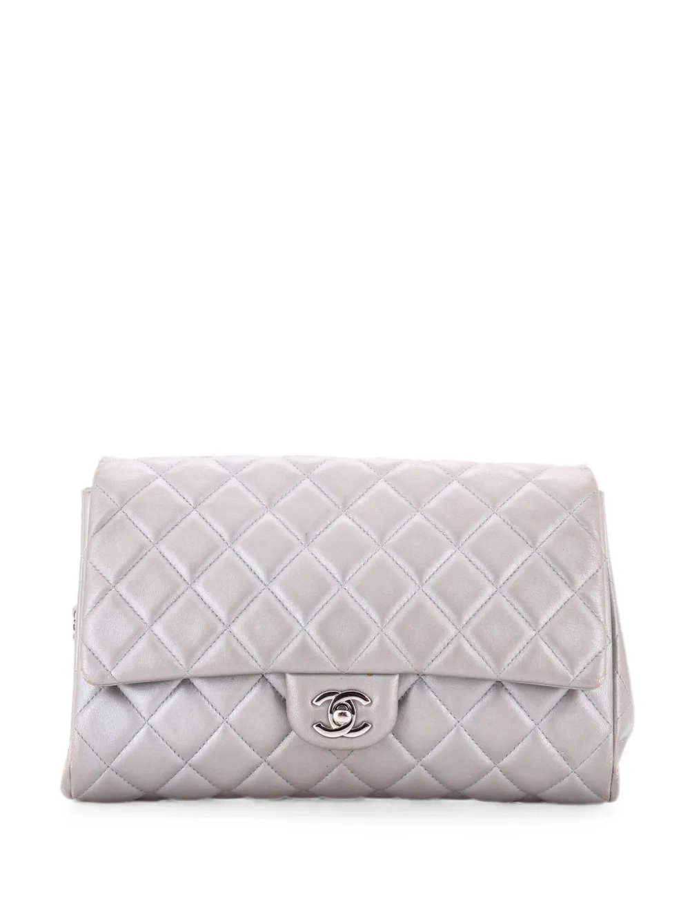 with Chain Quilted Lambskin clutch bag