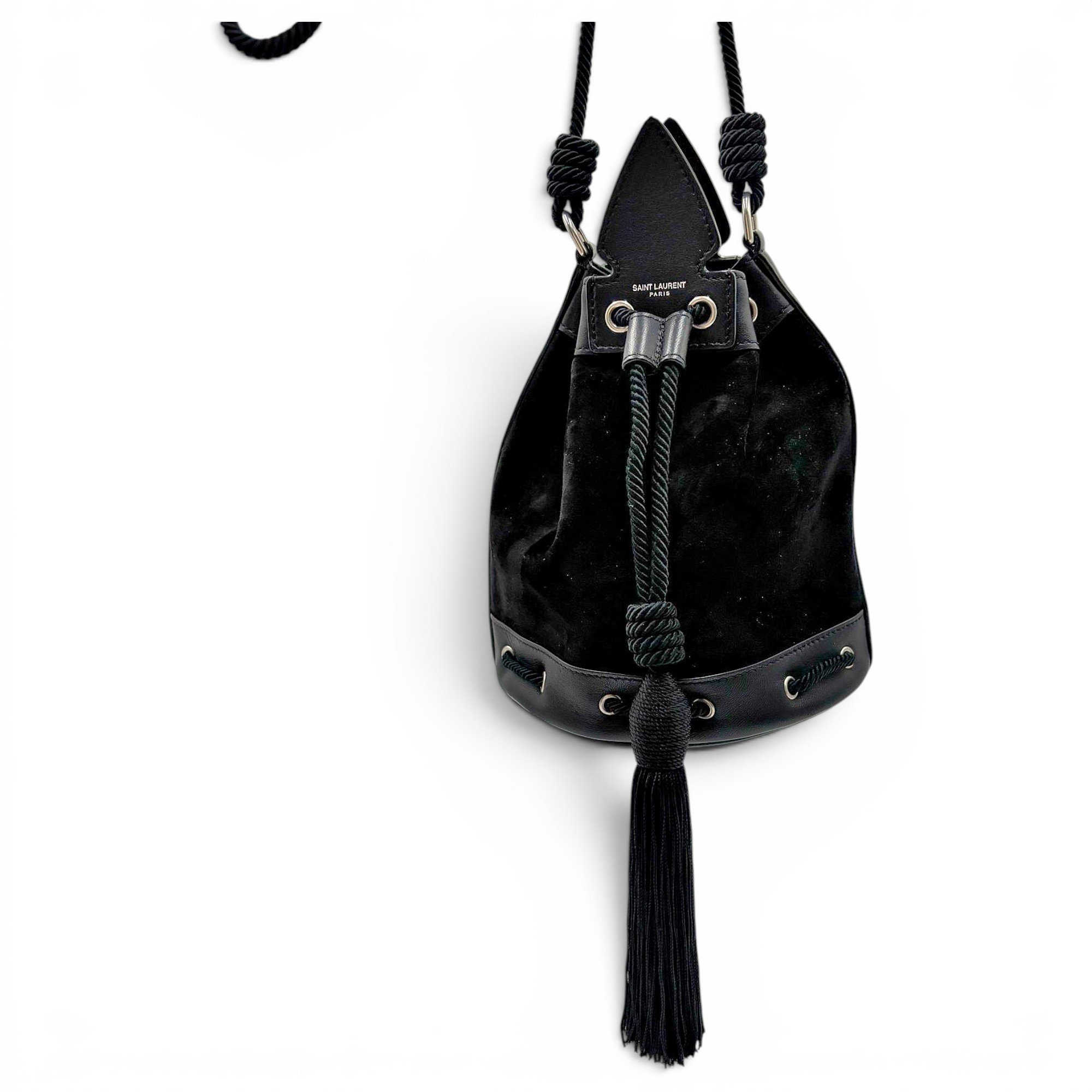 Monogram bucket bag