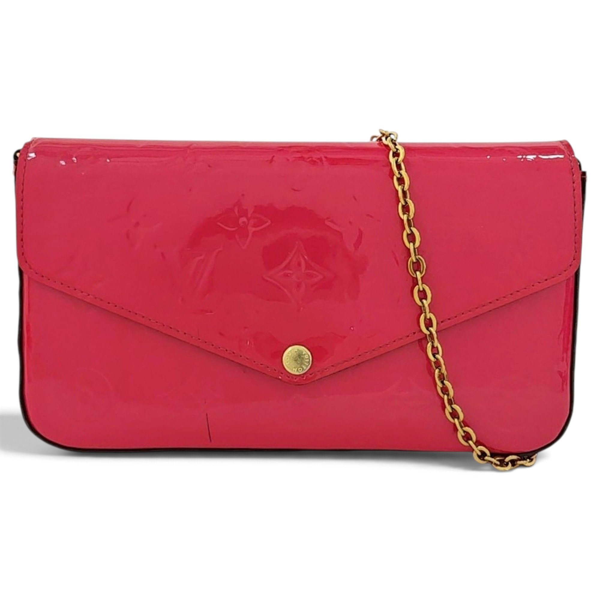 Félicie patent leather handbag