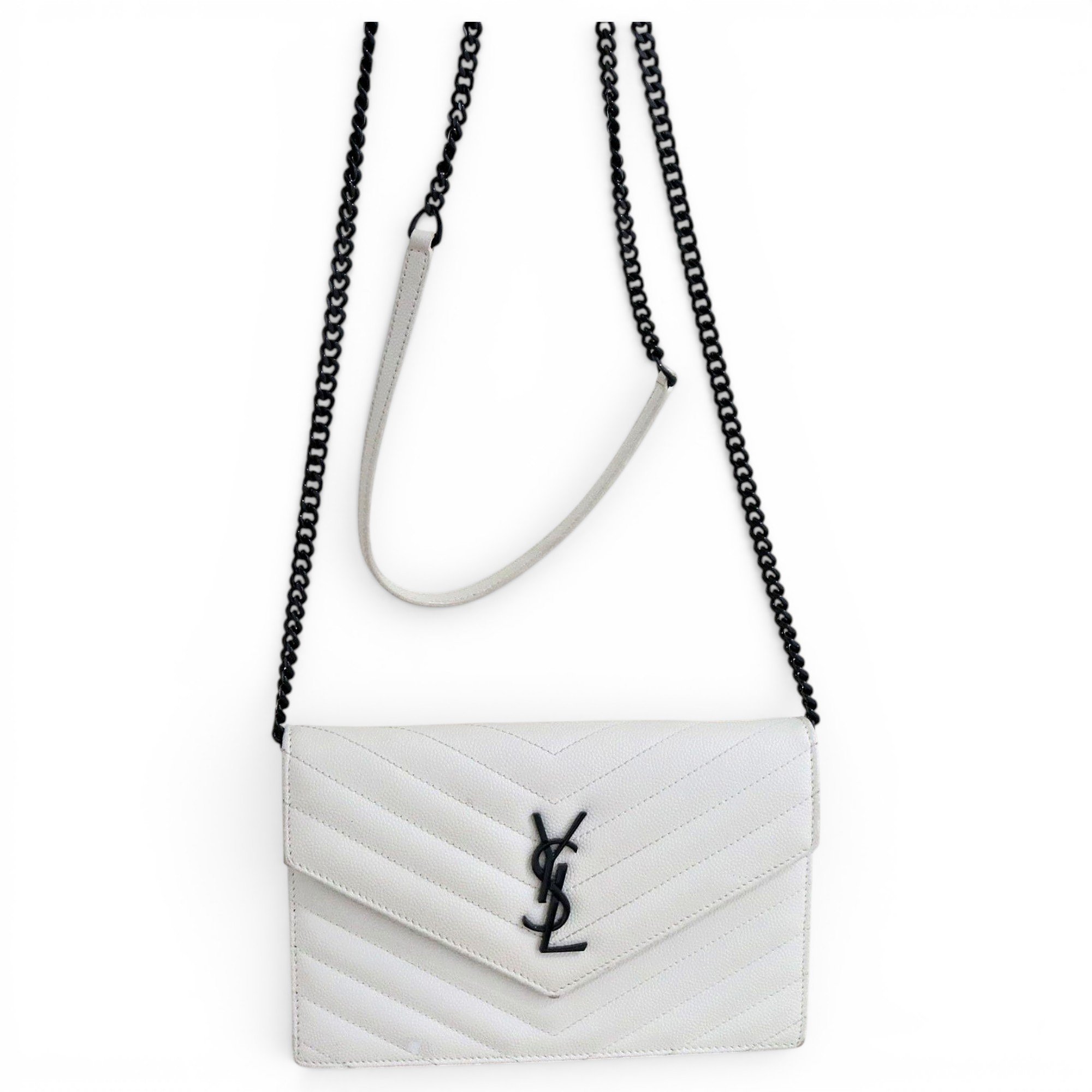 Portefeuille enveloppe leather handbag