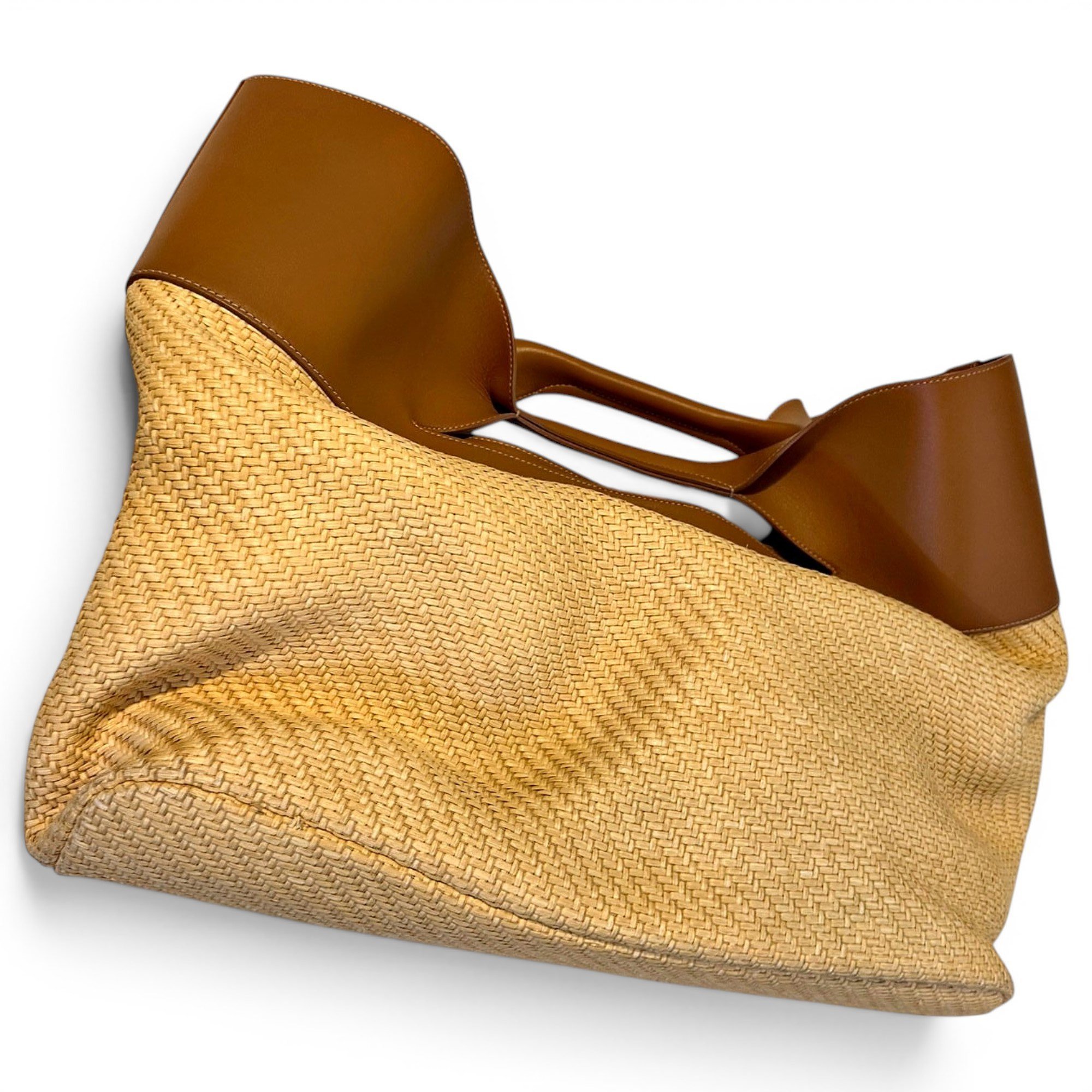 Leather tote