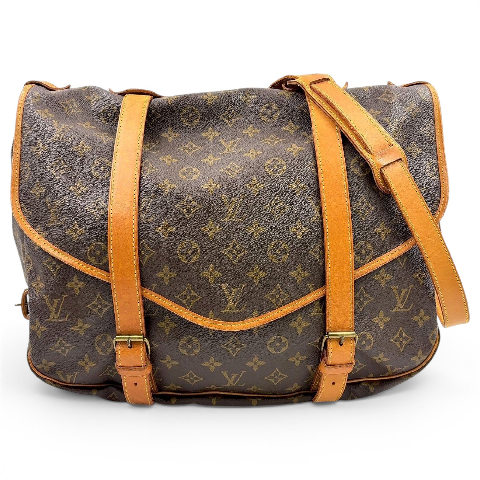 Saumur leather crossbody bag