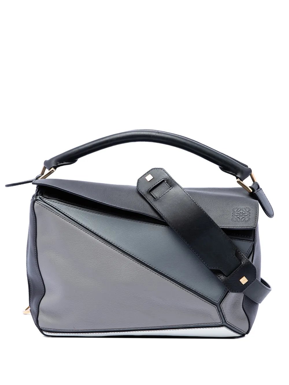 2005-2015 Medium Tricolor Calfskin Puzzle satchel