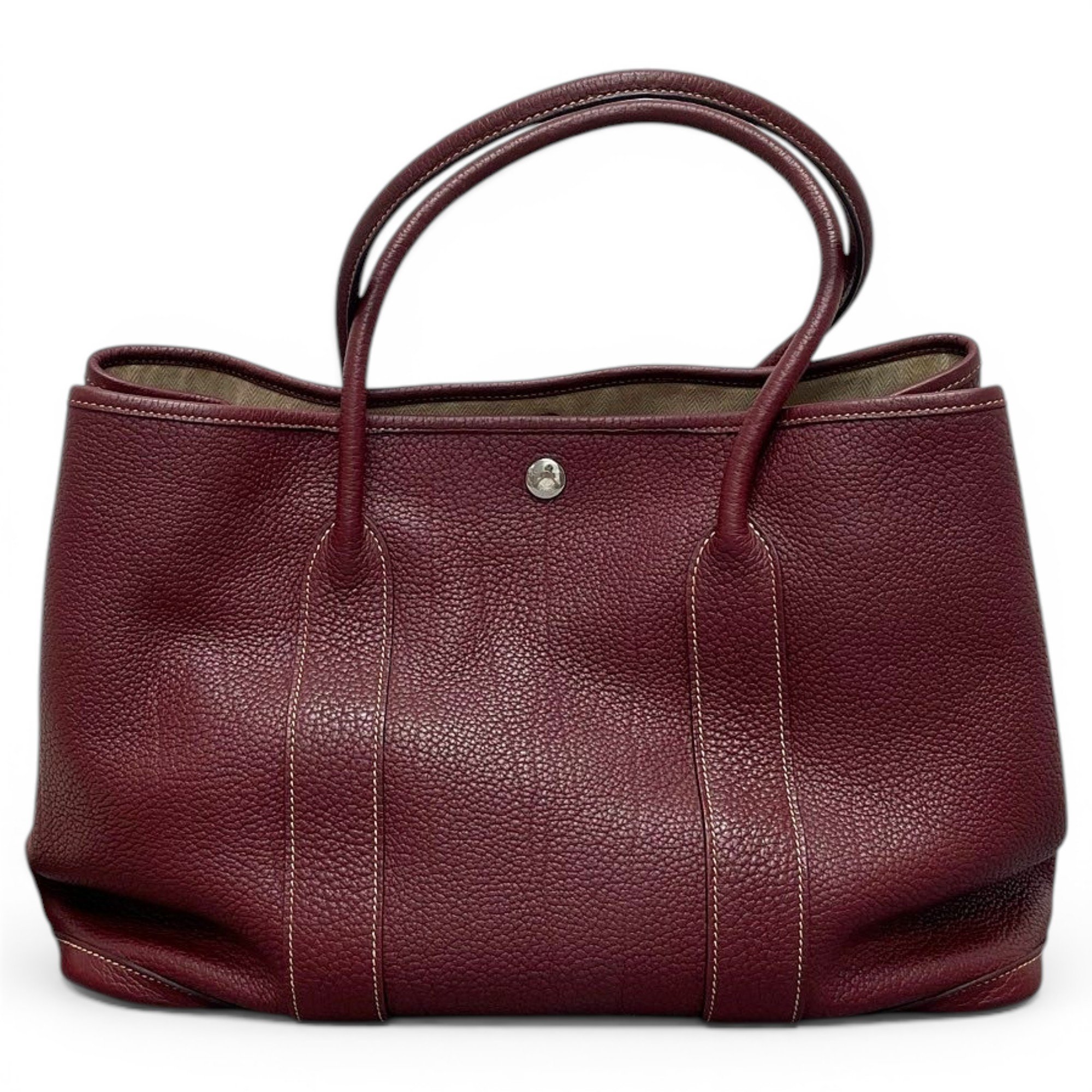 Garden Party leather handbag
