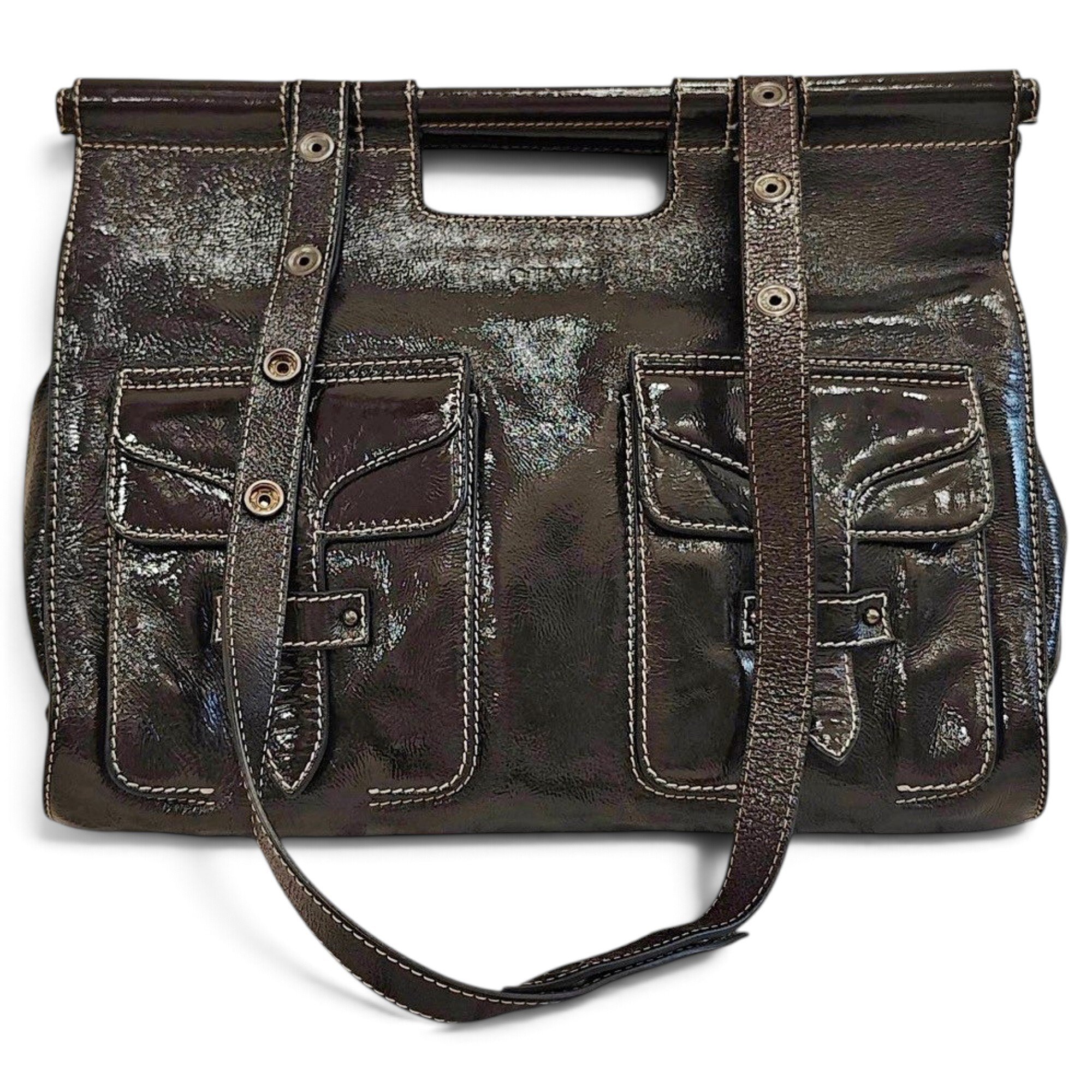 Leather handbag