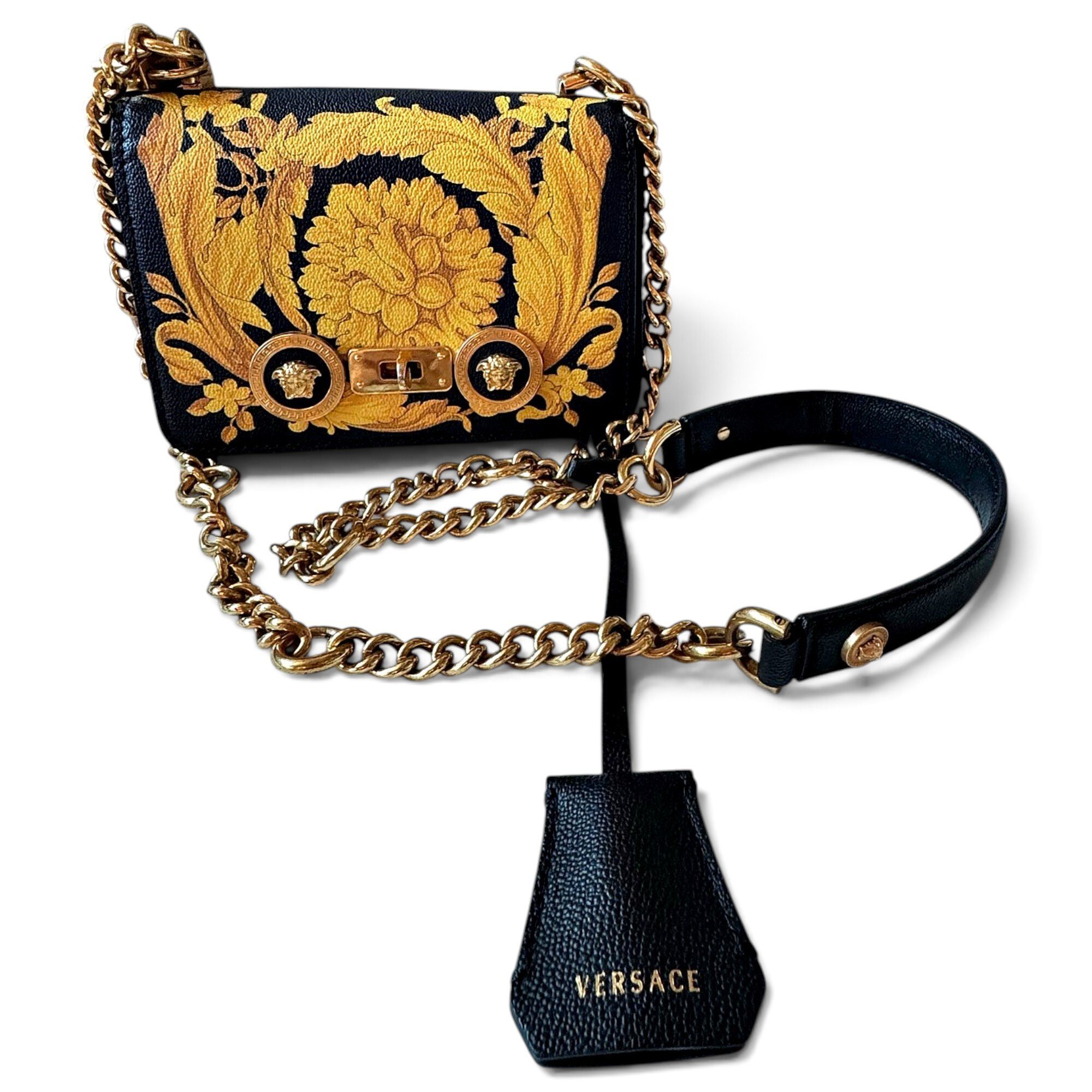 La Medusa leather handbag