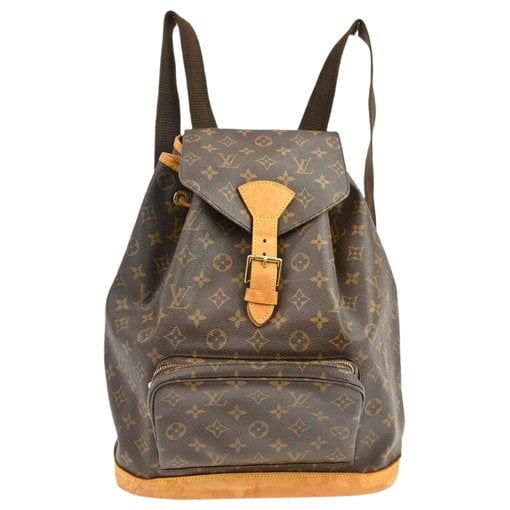 Louis Vuitton Montsouris cloth backpack