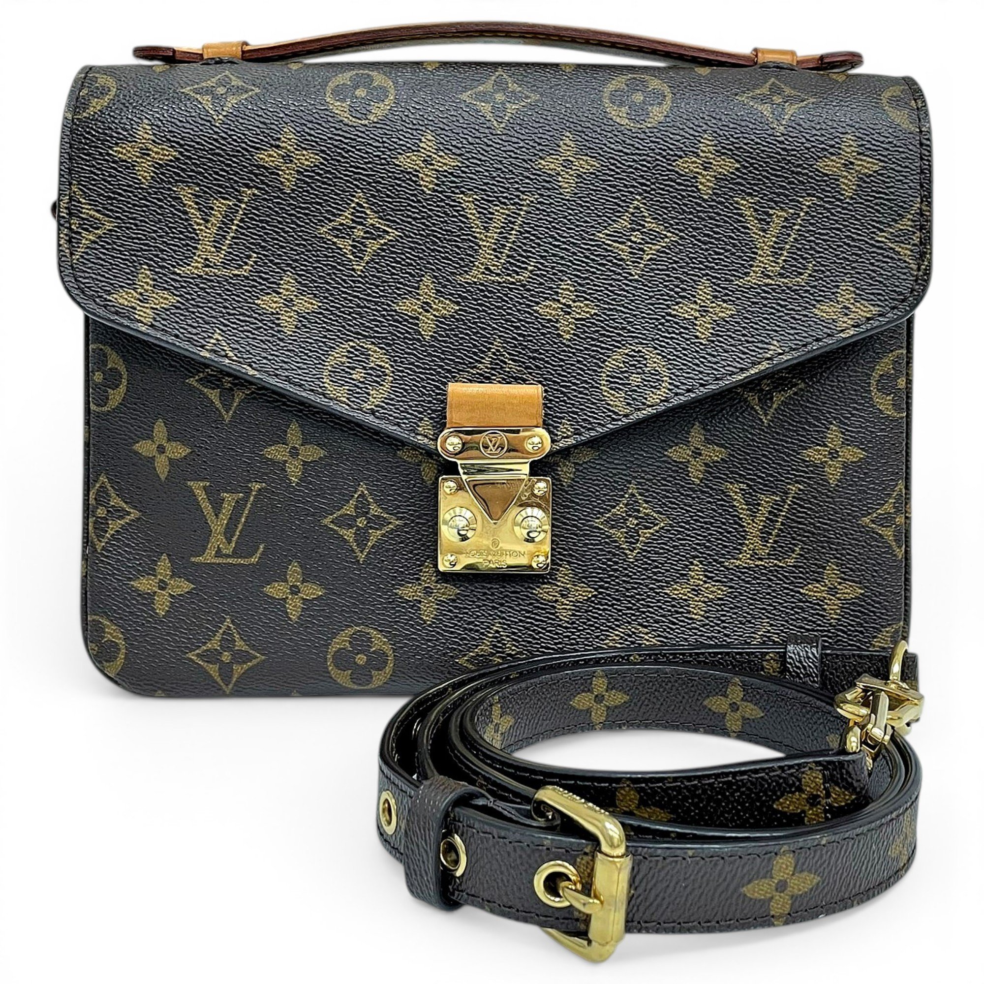 Metis leather handbag