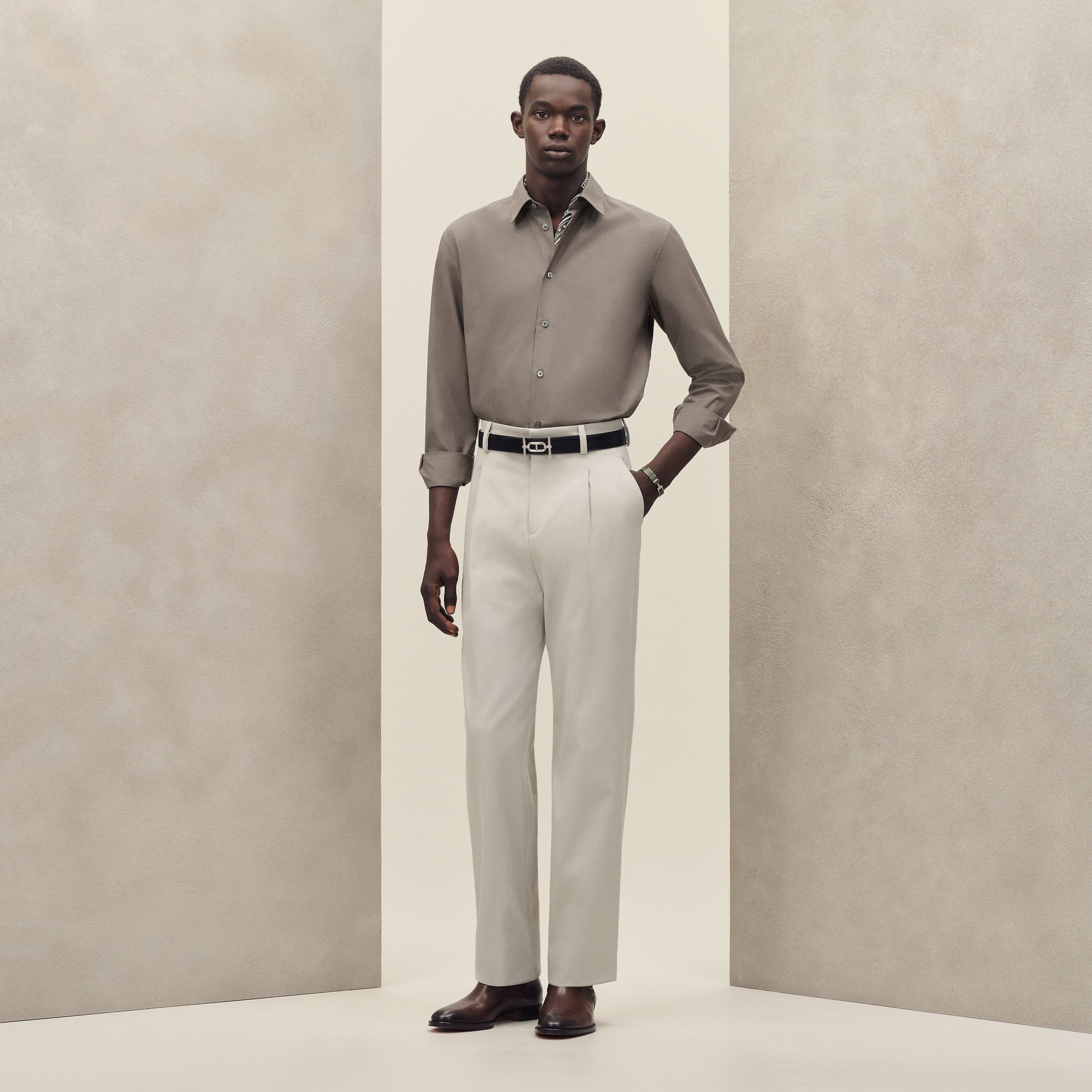 Pleated Palerme pants