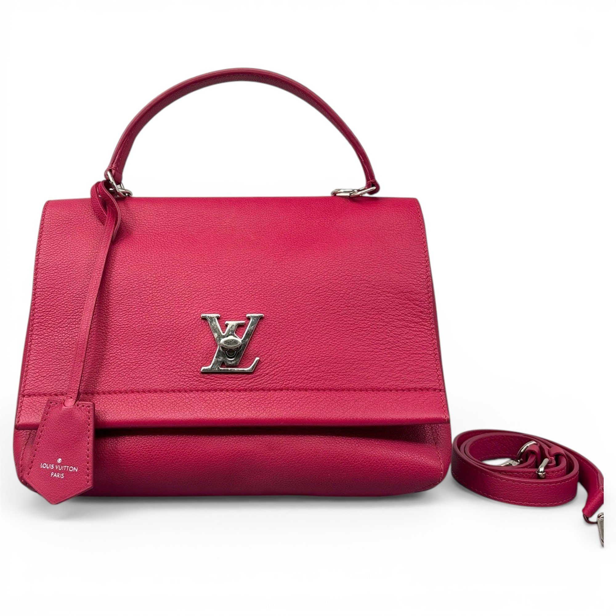Lockme leather handbag