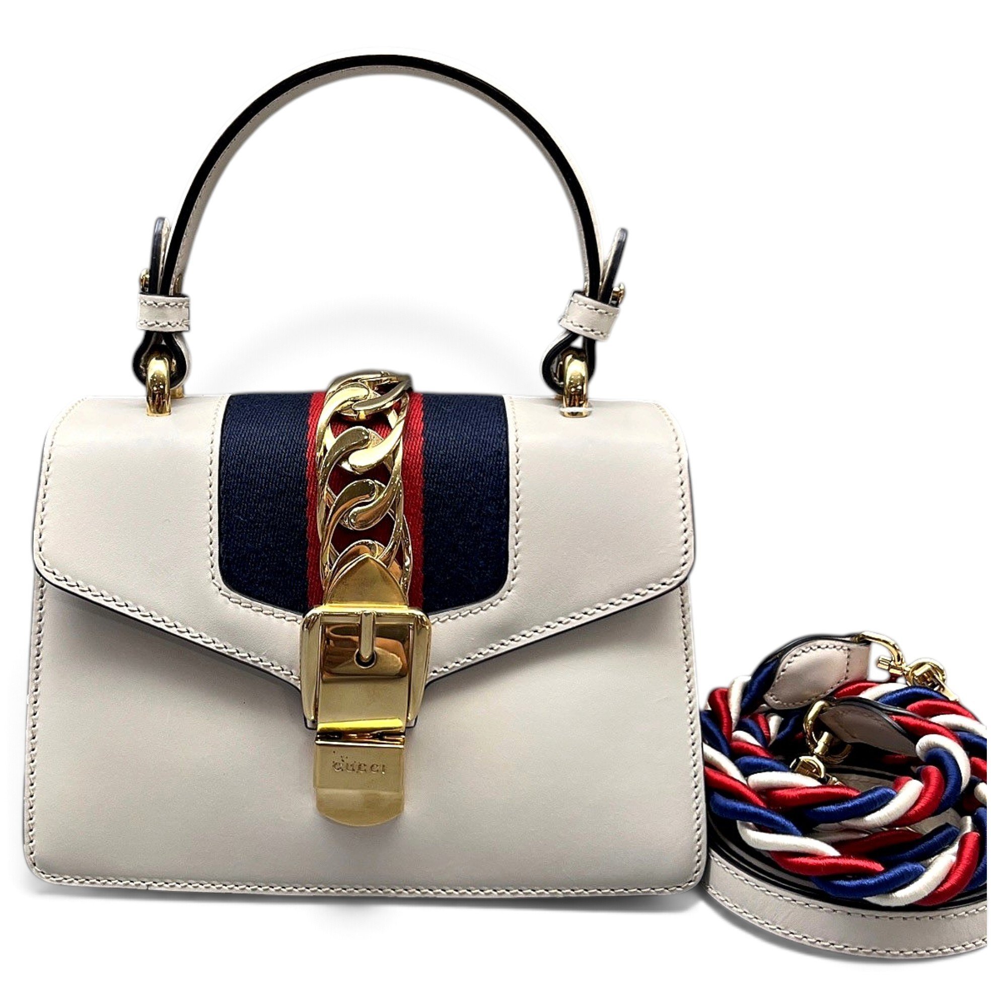 Sylvie Top Handle leather handbag