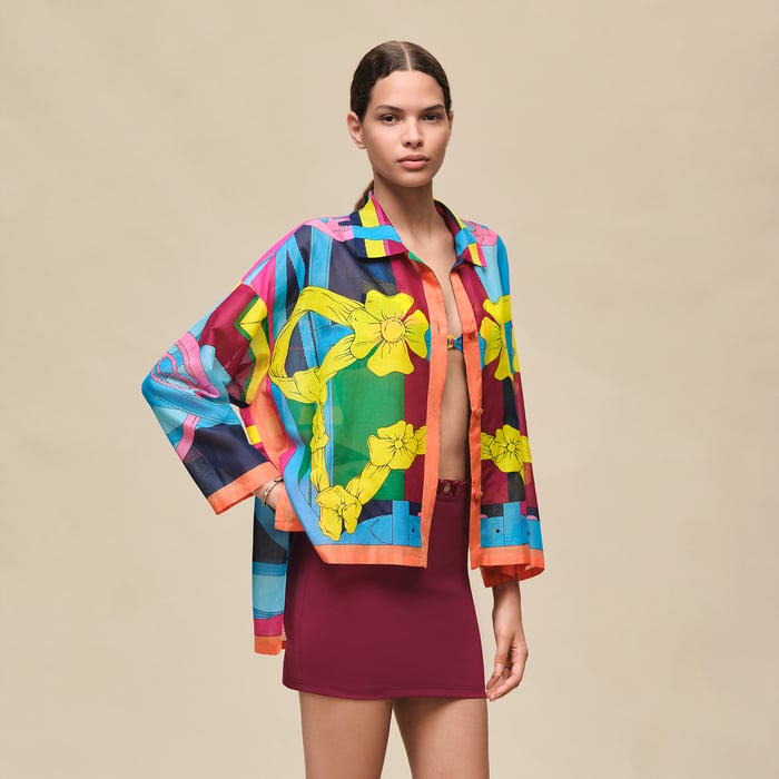 Jaune Soleil "Grand Manege" Beach Shirt
