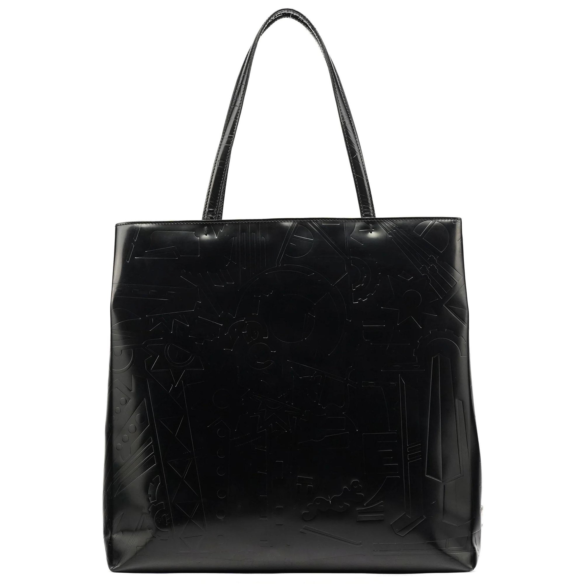 Re-Edition 1995 patent leather tote