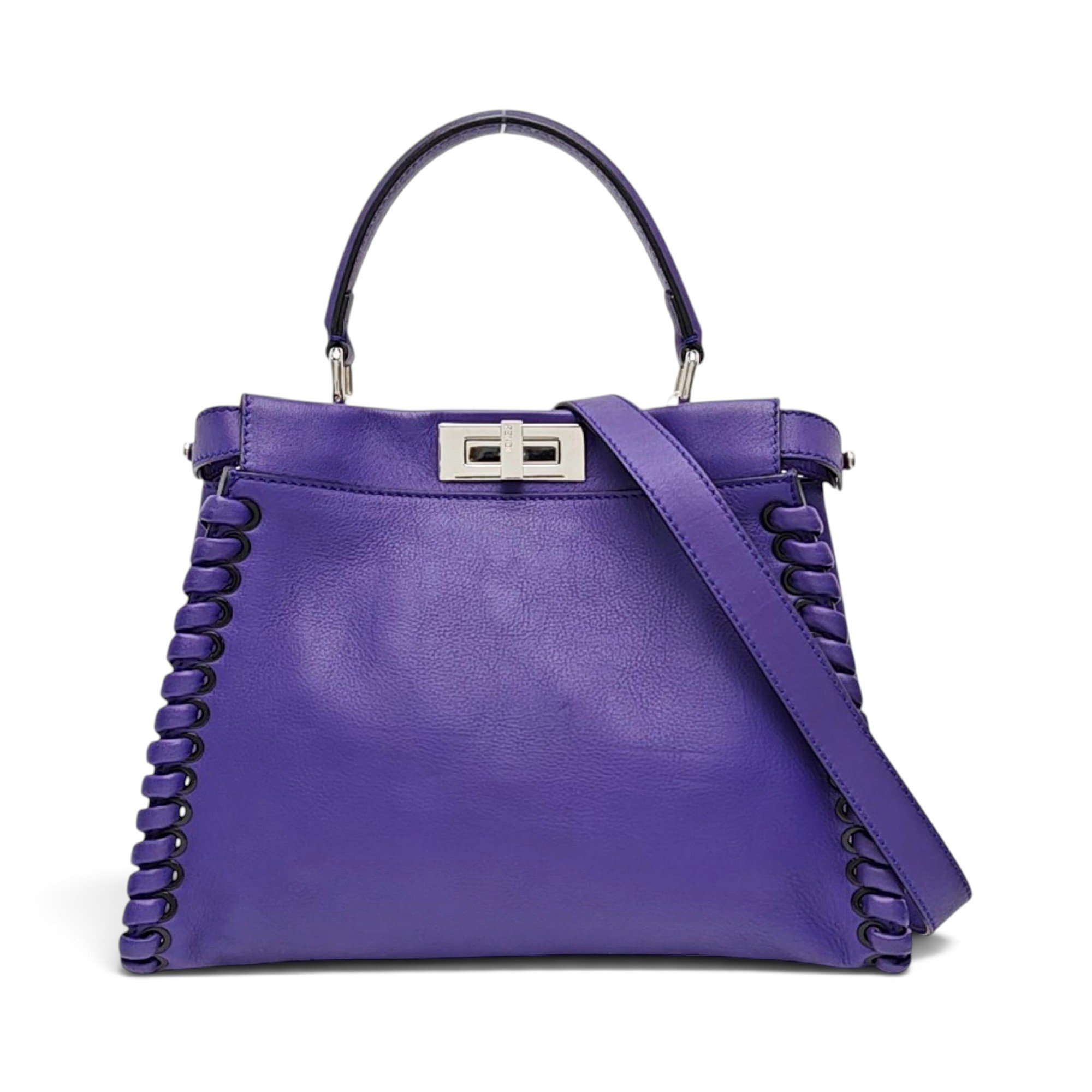Peekaboo leather handbag