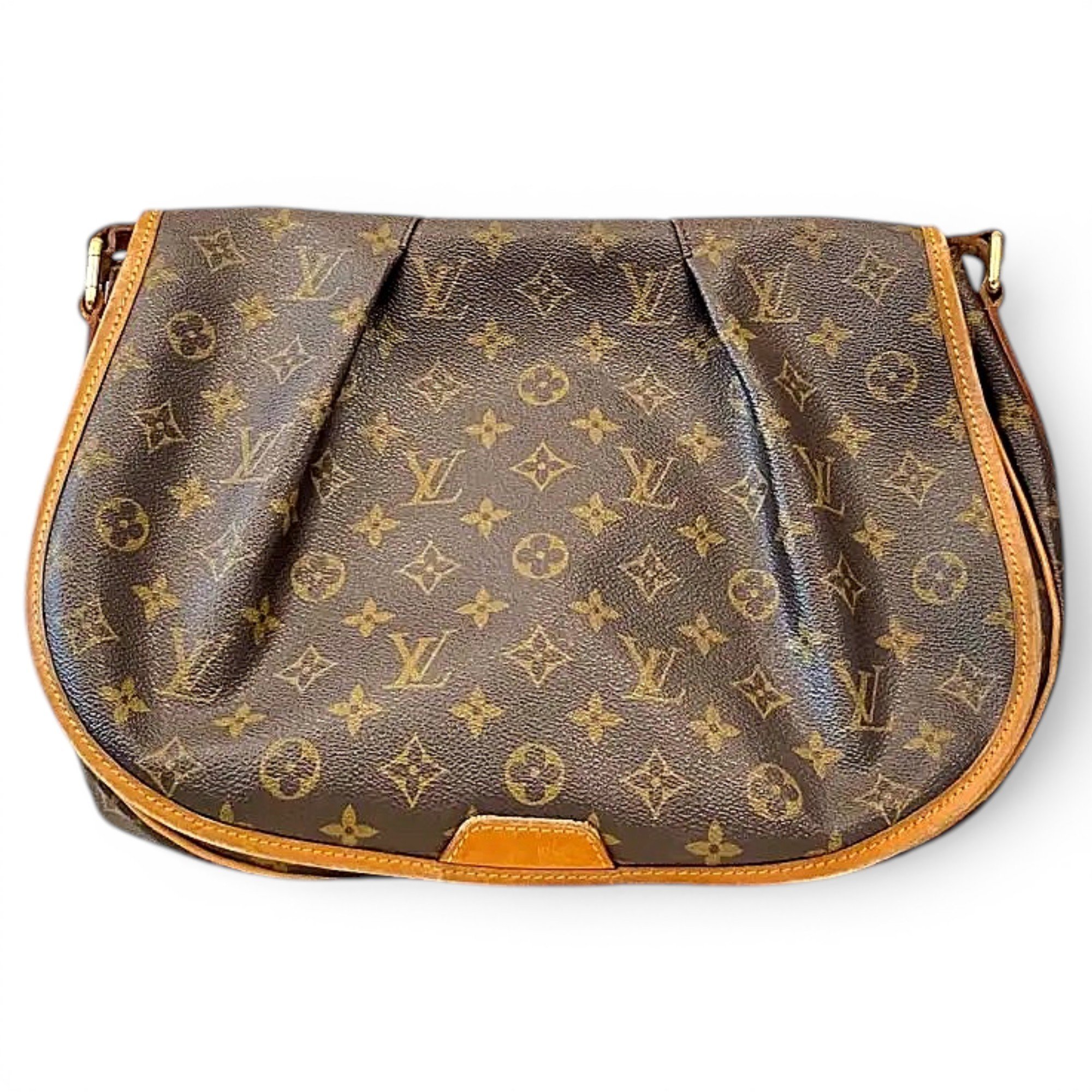 Menilmontant leather crossbody bag
