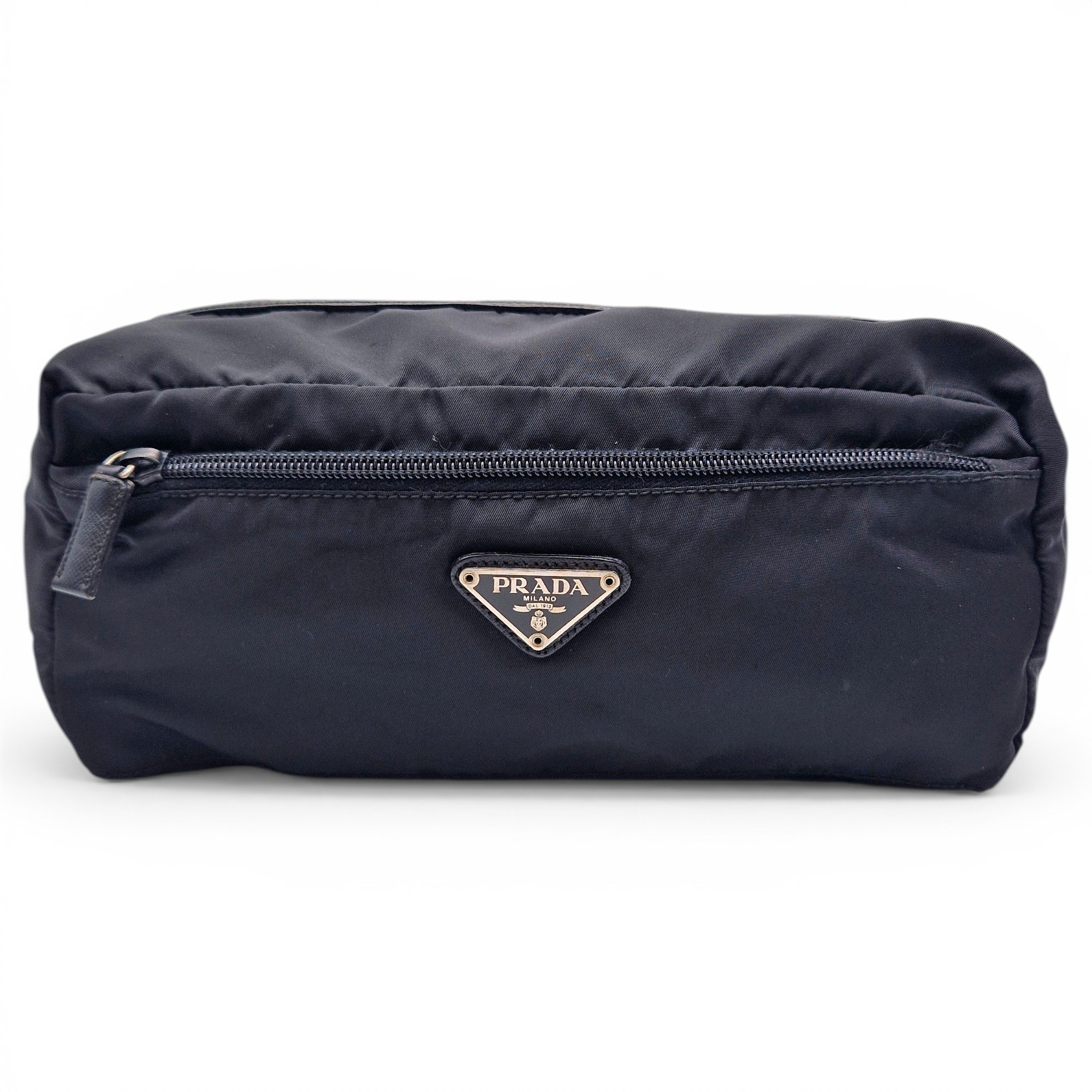 Re-Nylon clutch bag